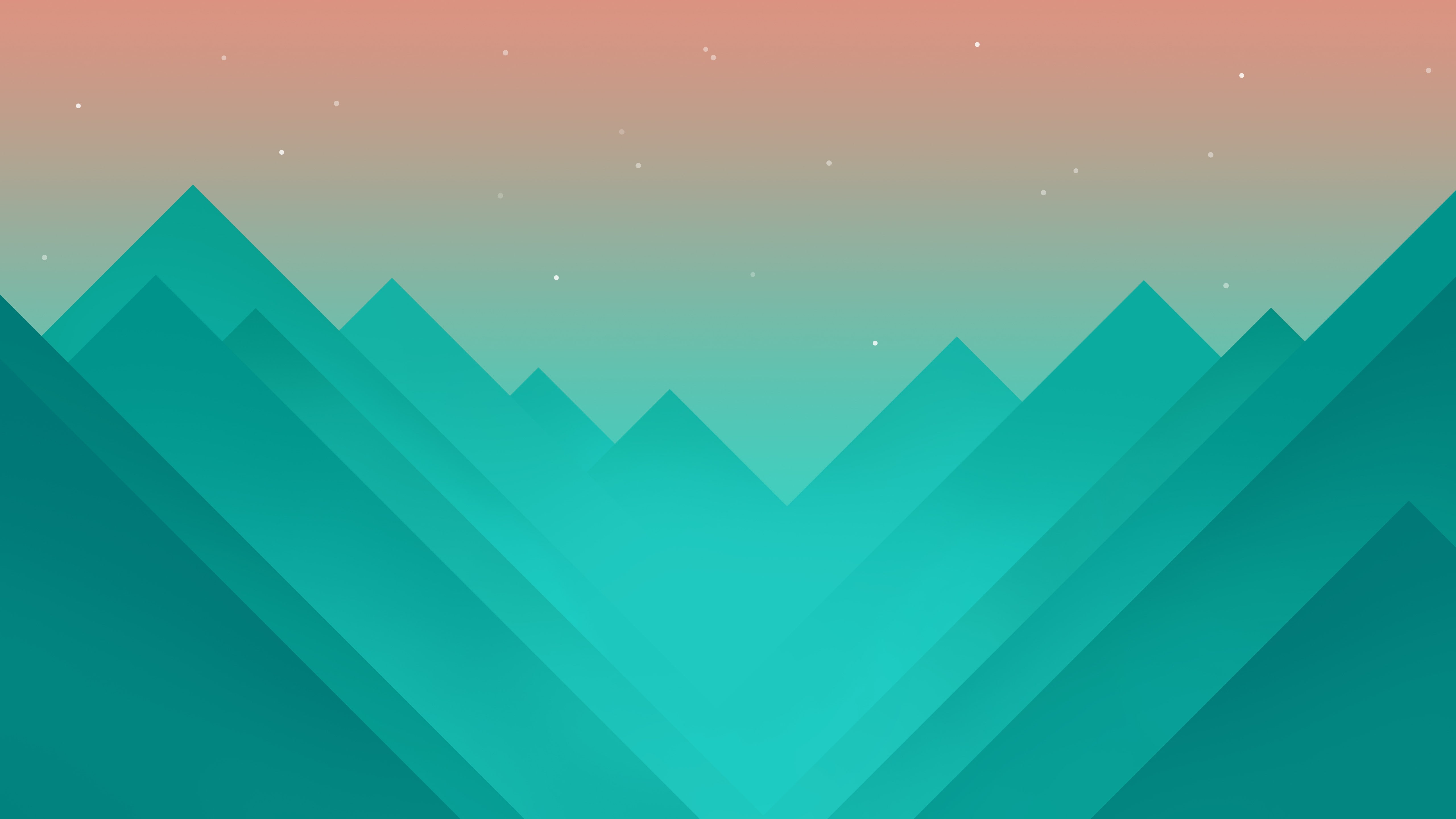 green illustration, flat, polygons, 4k, 5k, mountains, iphone wallpaper