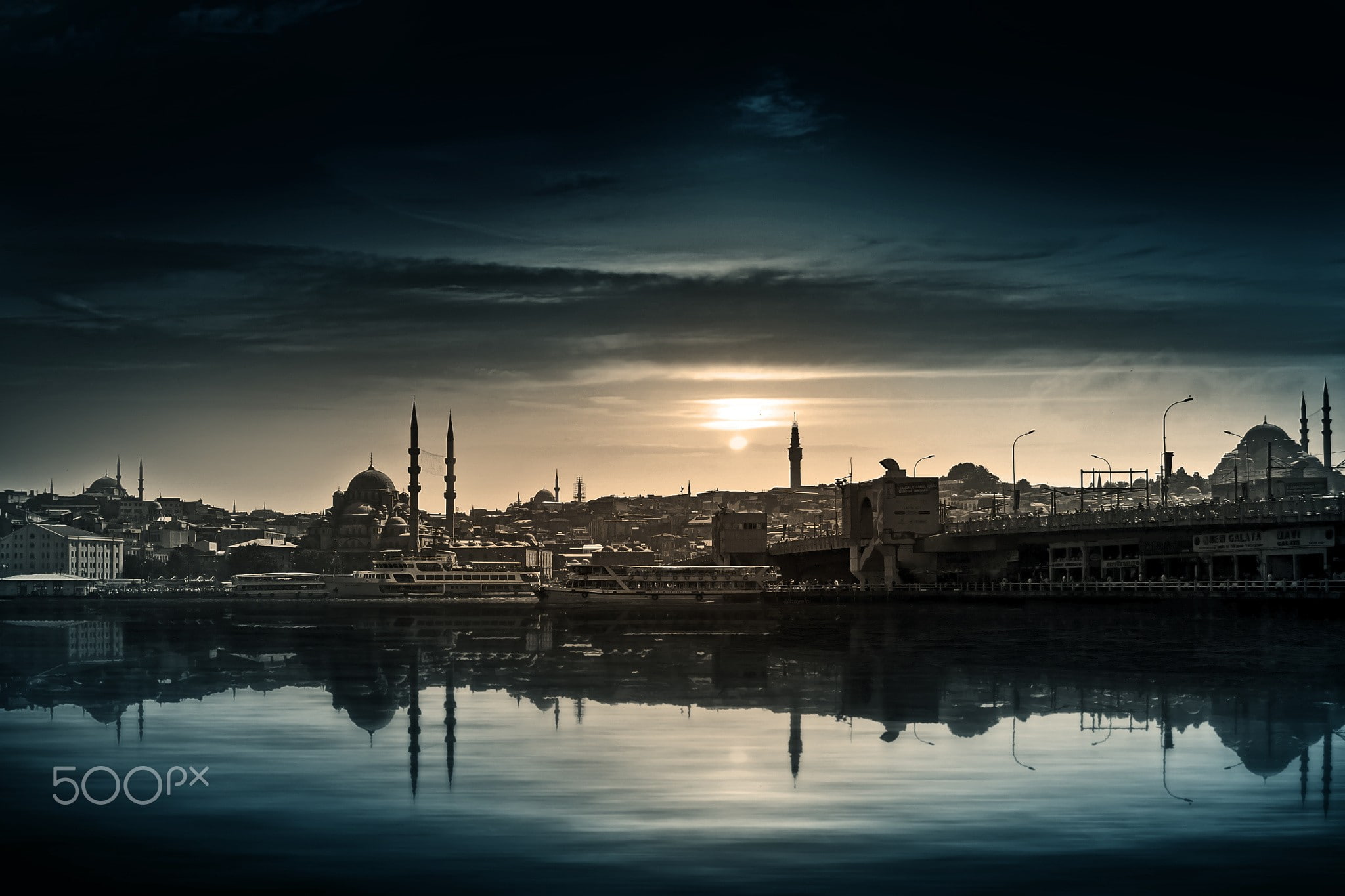 photography, Turkey, Istanbul, Islamic architecture, reflection