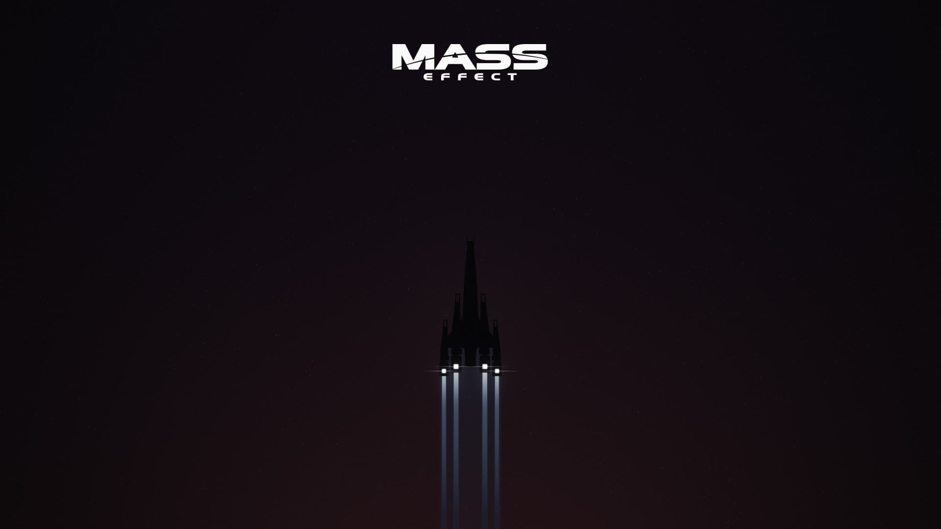 Mass Effect text, Normandy SR-2, simple, minimalism, video games