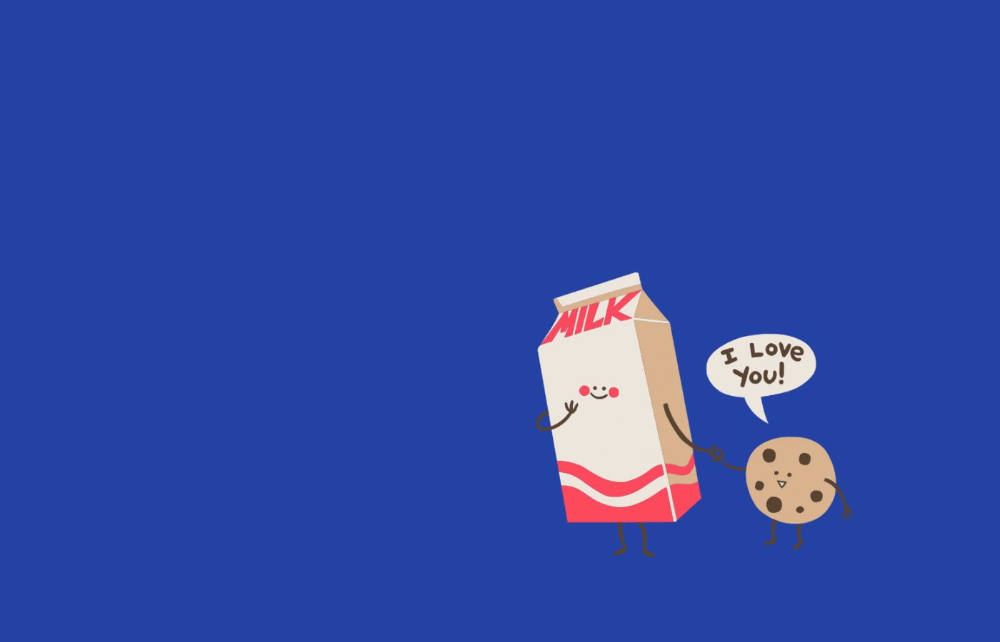 white and red milk tetra pack illustration, Humor, Other, Cookie