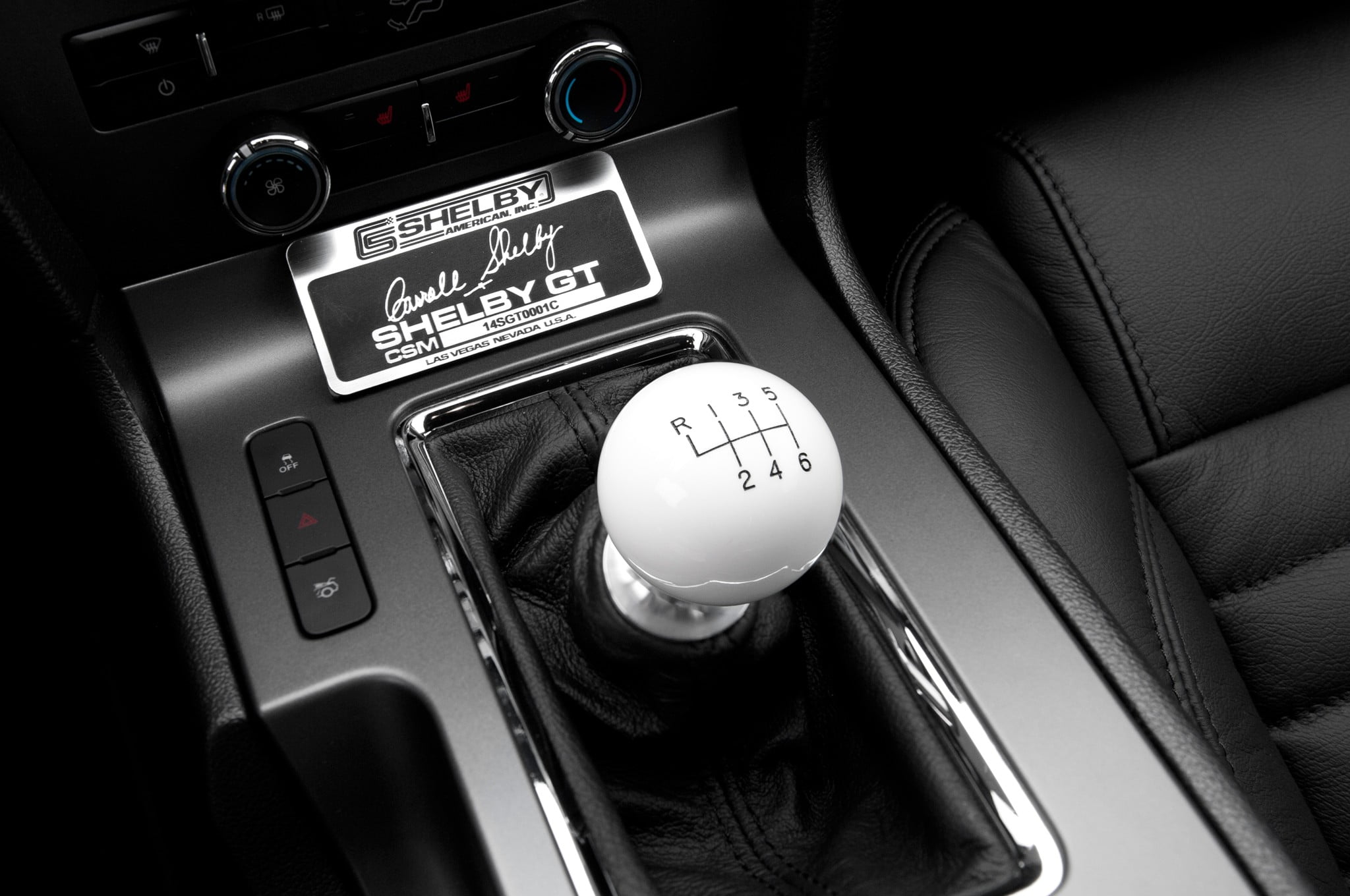 black and white gear shift lever, white ball gear shift lever