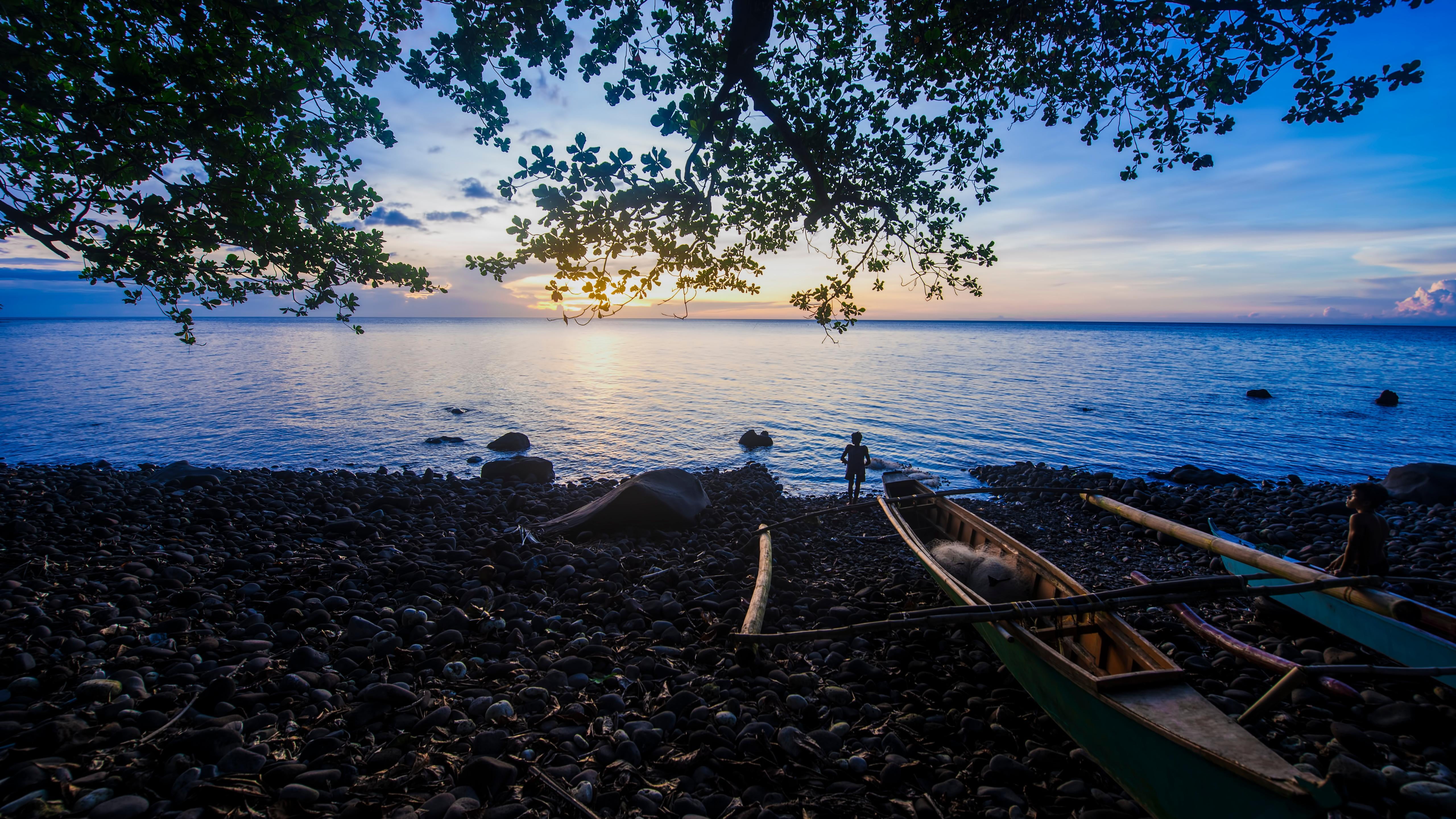 beach, seascape, sunset, philippines, camiguin island, photography