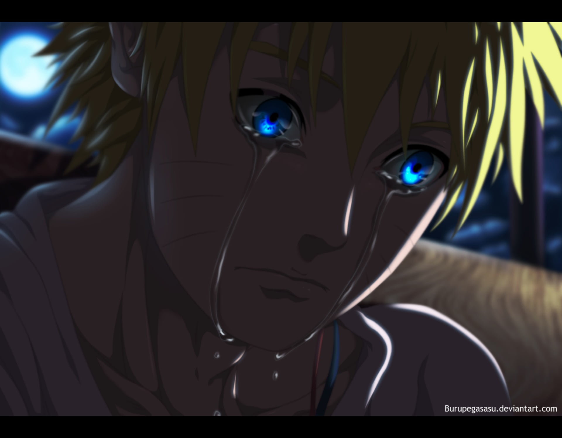 yellow-haired male anime character wallpaper, Naruto Shippuuden