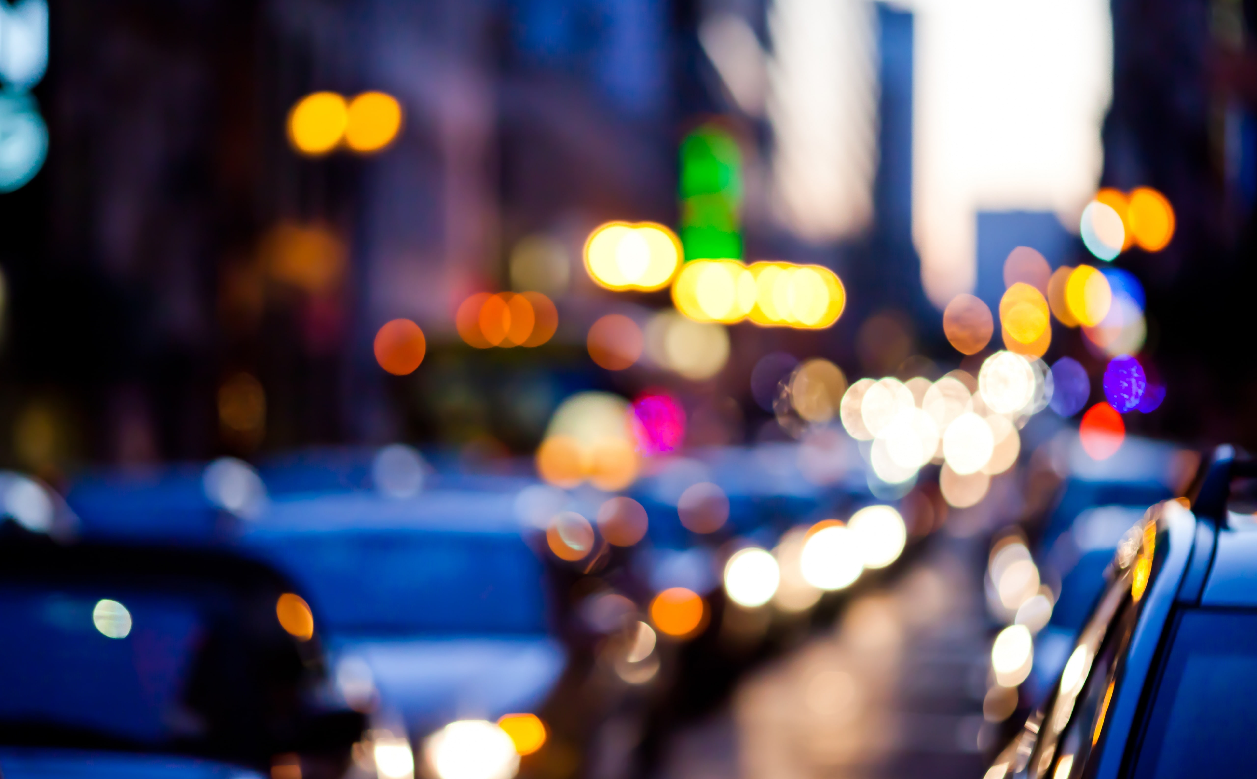 All I Have To Do Is Dream, bokeh photography of street traffic