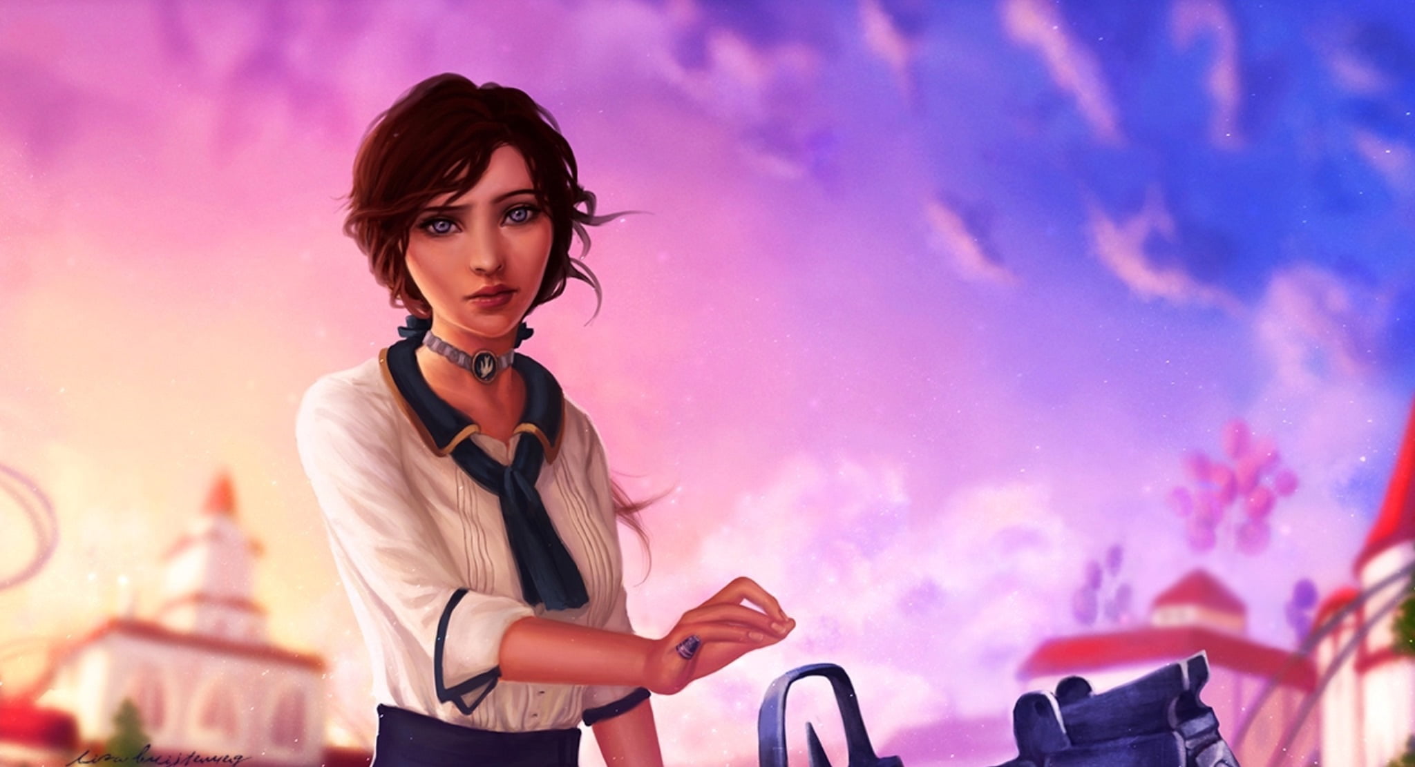 girl, fanart, Elizabeth, Bioshock Infinite, Bioshok Infiniti