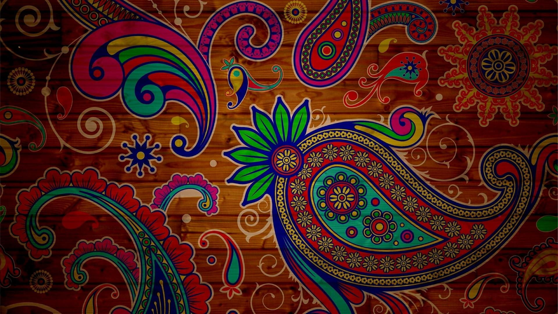 motif, motive, pattern, wood, colorful, multi colored, full frame