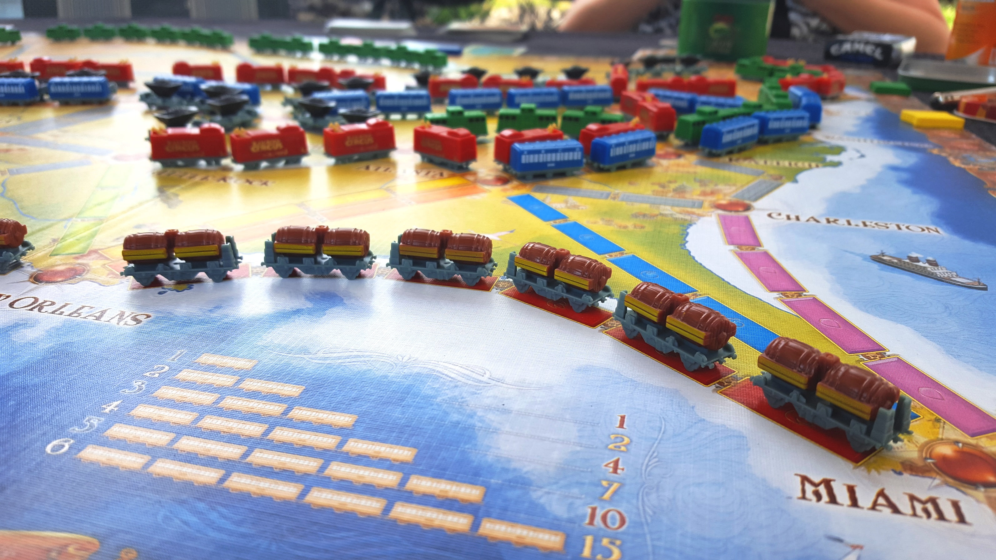 ticket to ride, board games, text, high angle view, creativity
