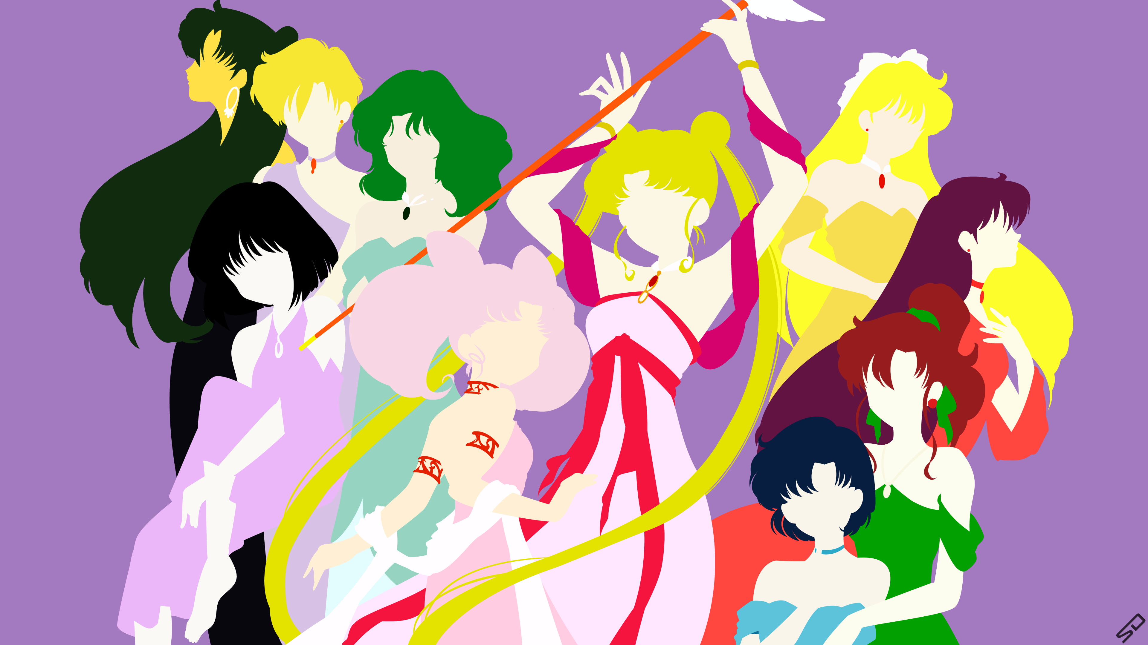 Sailor Moon, Ami Mizuno, Chibi Usa, Haruka Tenou, Hotaru Tomoe