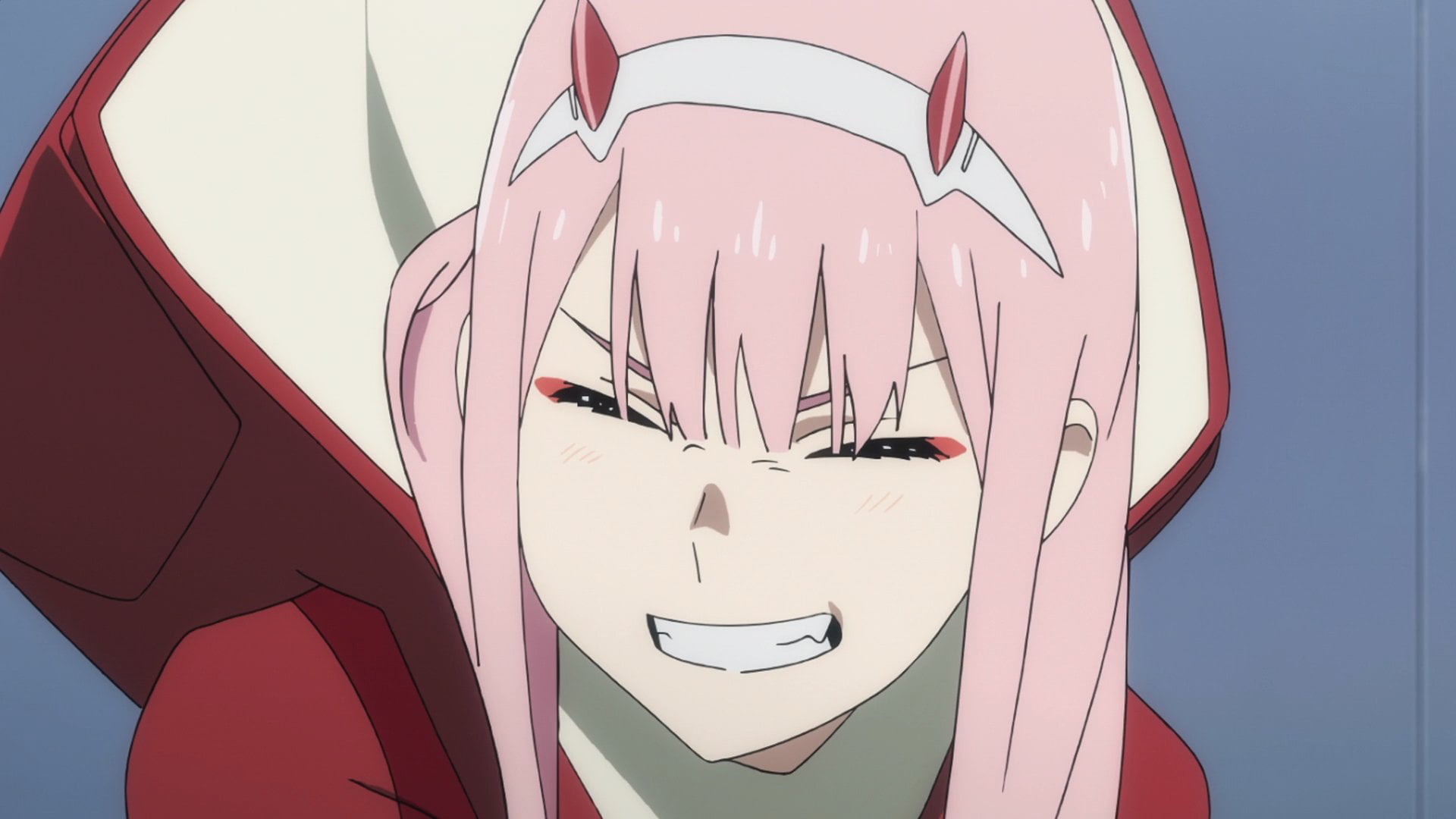 Anime, Darling in the FranXX, Pink Hair, Smile, Zero Two (Darling in the FranXX)