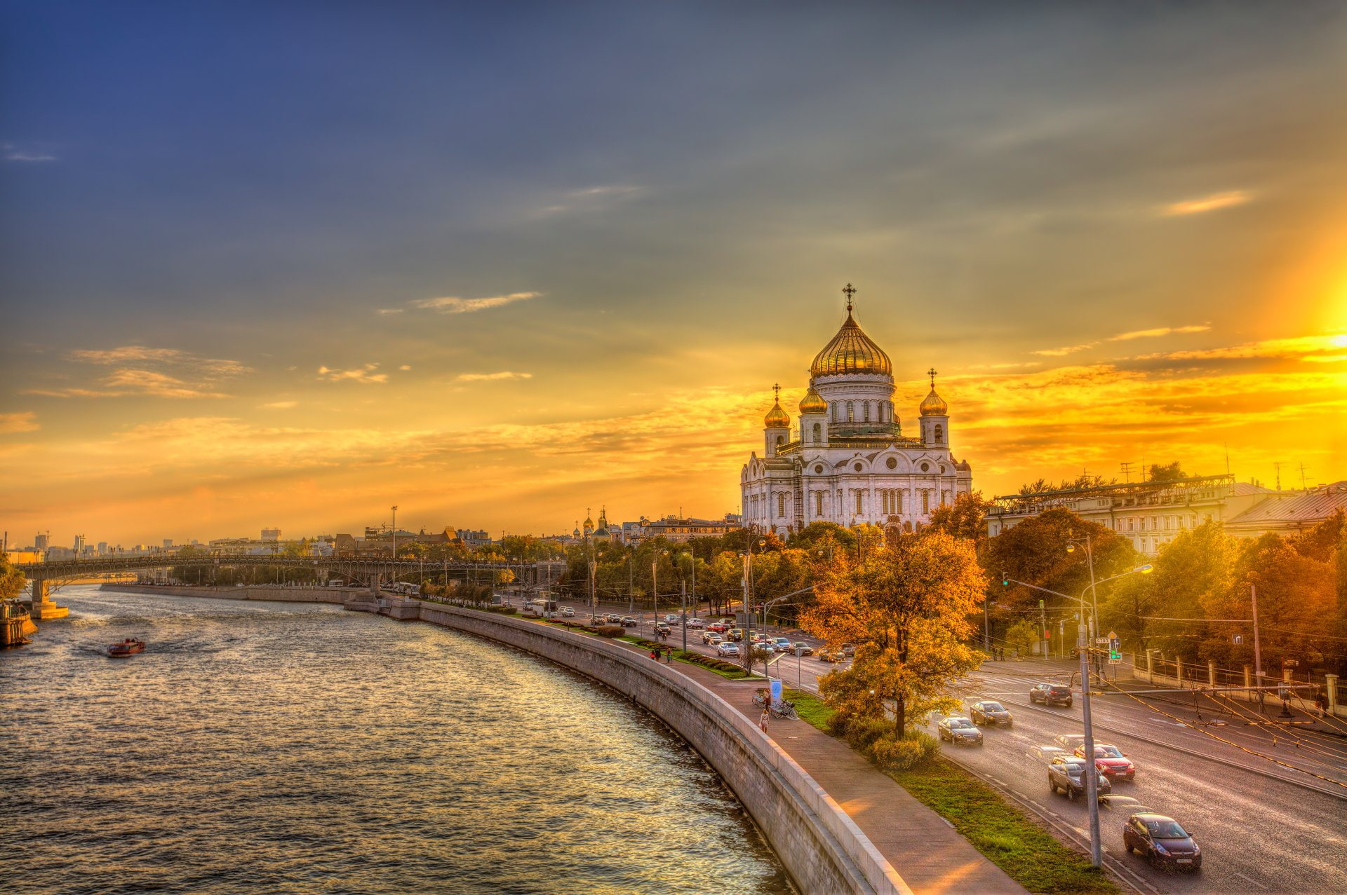Cathedrals, Cathedral of Christ the Saviour, HDR, Moscow, Religious