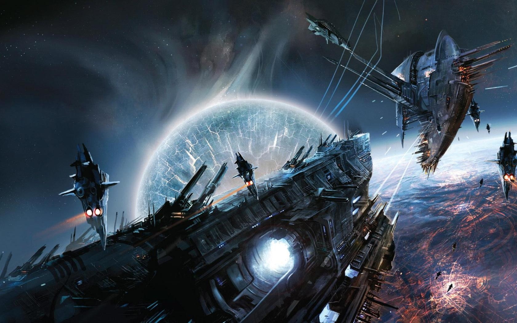 outer space spaceships vehicles lost empire 1680x1050  Space Outer Space HD Art