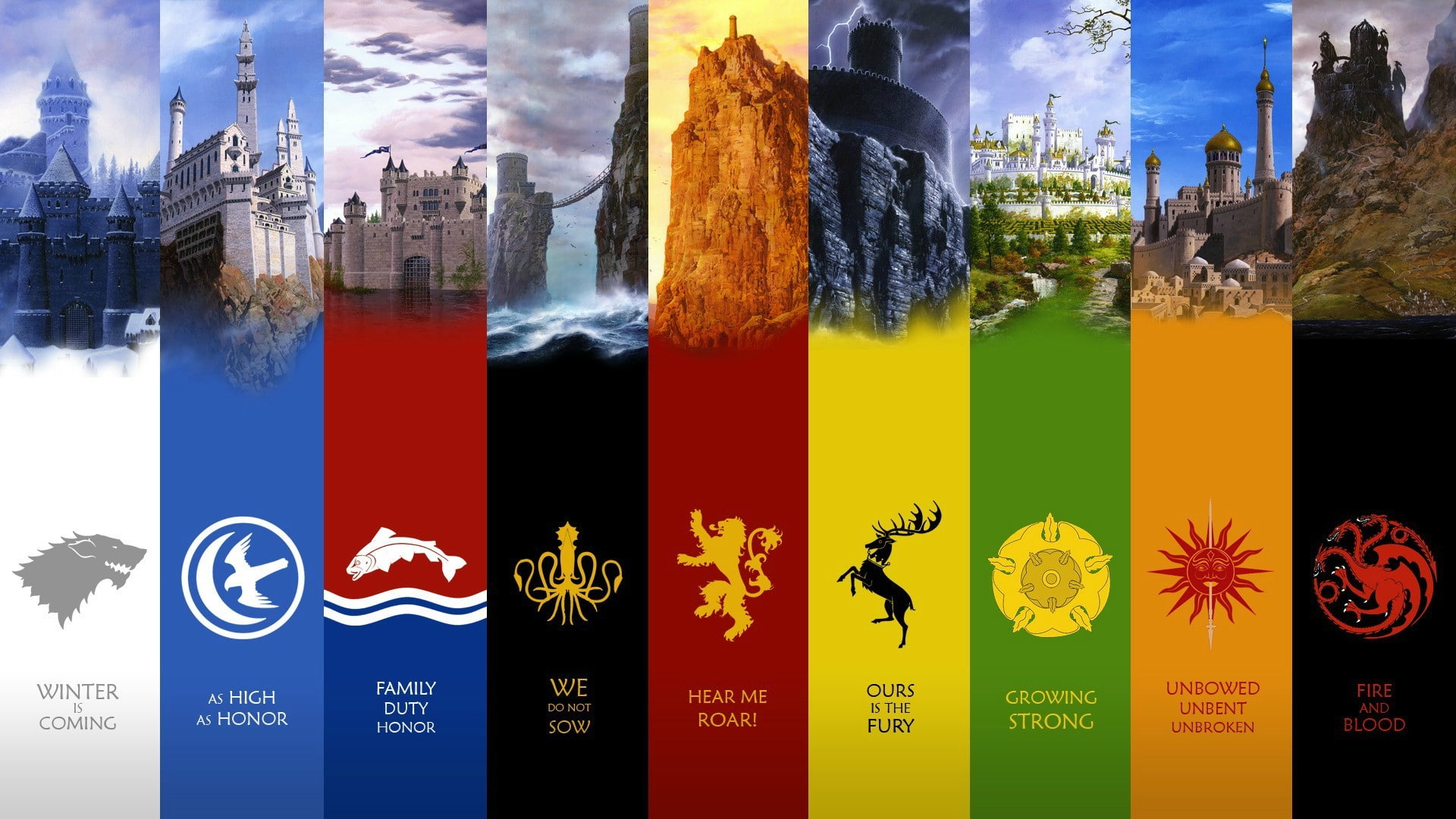 coat of arms, Winterfell, Game of thrones