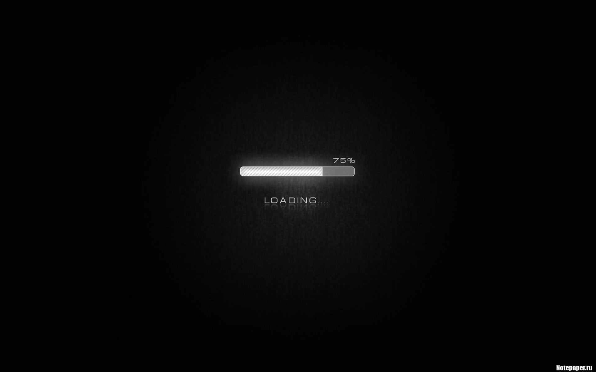 black and gray Samsung laptop, loading, progress bar, minimalism