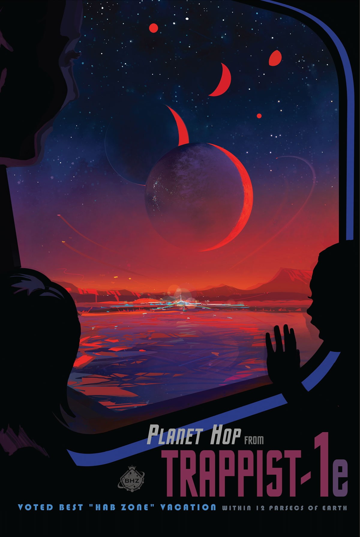 1e, JPL (Jet Propulsion Laboratory), NASA, planet, poster, space
