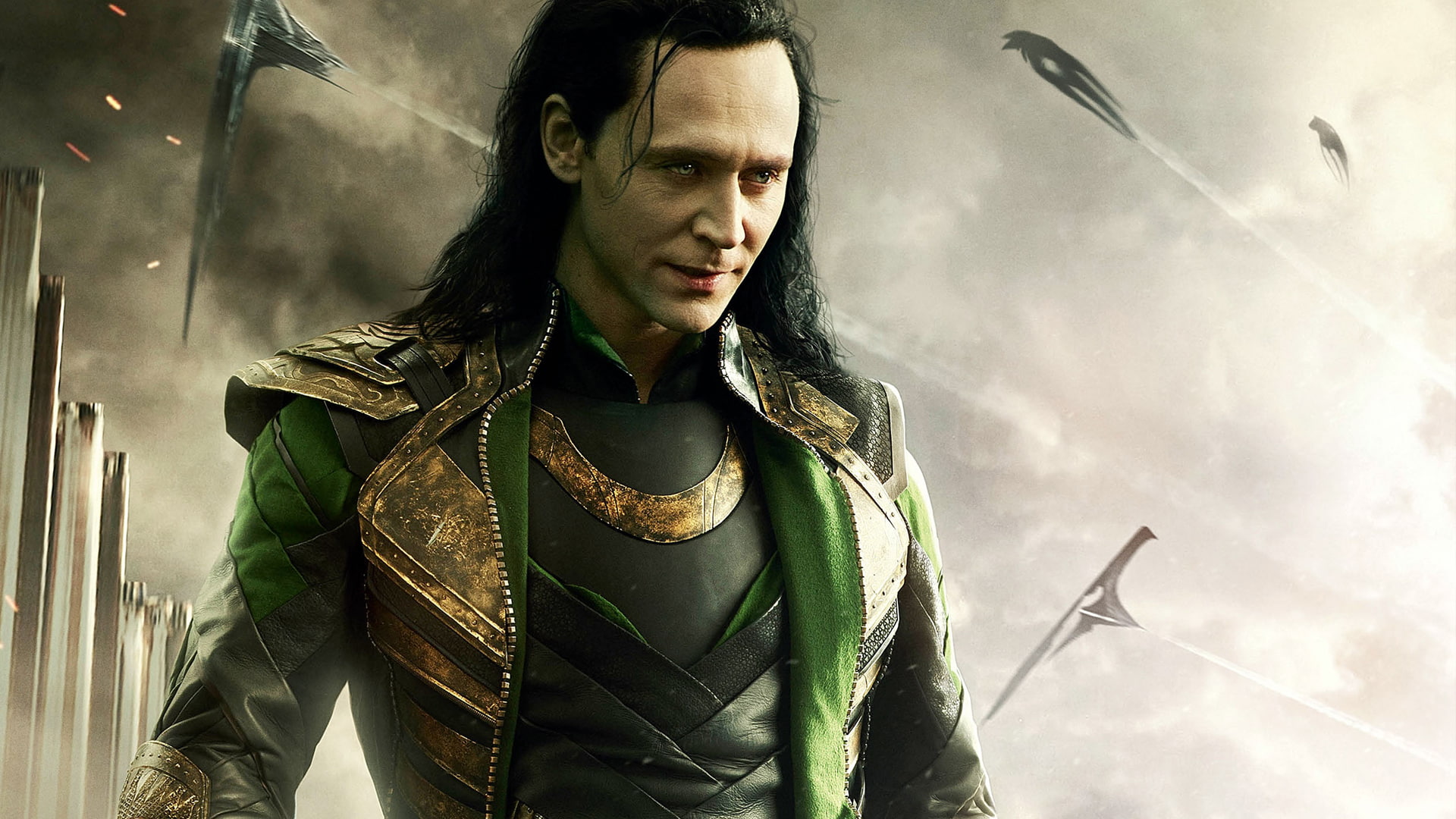 Tom Hiddleston Thor Spaceships Loki HD, movies