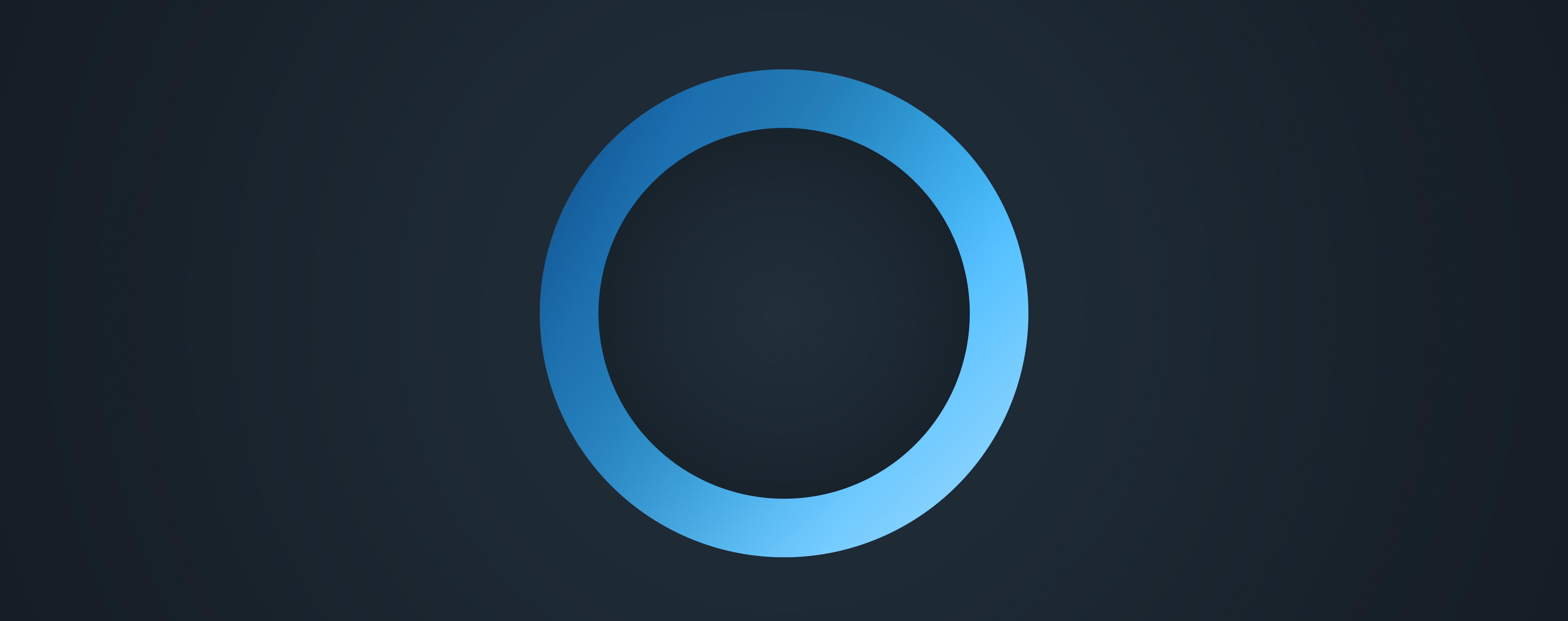 Blue Ring, round blue logo, Aero, Vector Art, black, circle, dark