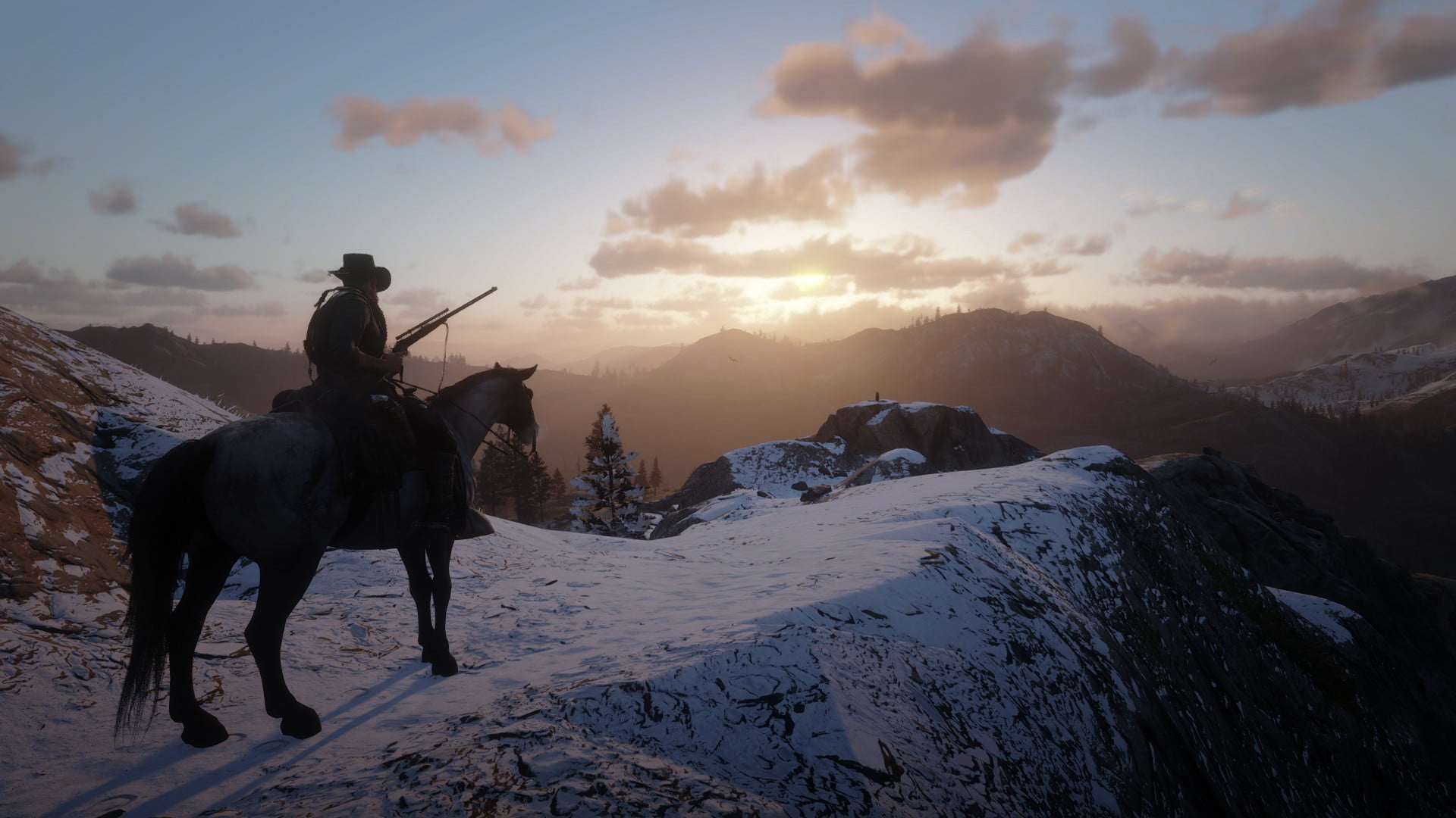 Red Dead Redemption 2, PC gaming, cowboy, western, horse, screen shot