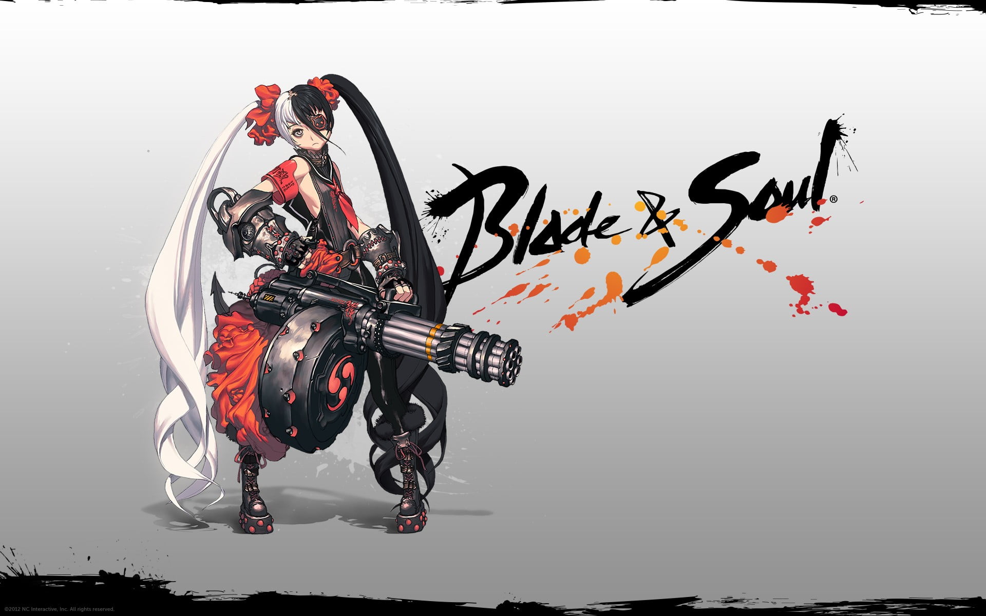 Blade& Soul PC game illustration, Blade and Soul, minigun, real people