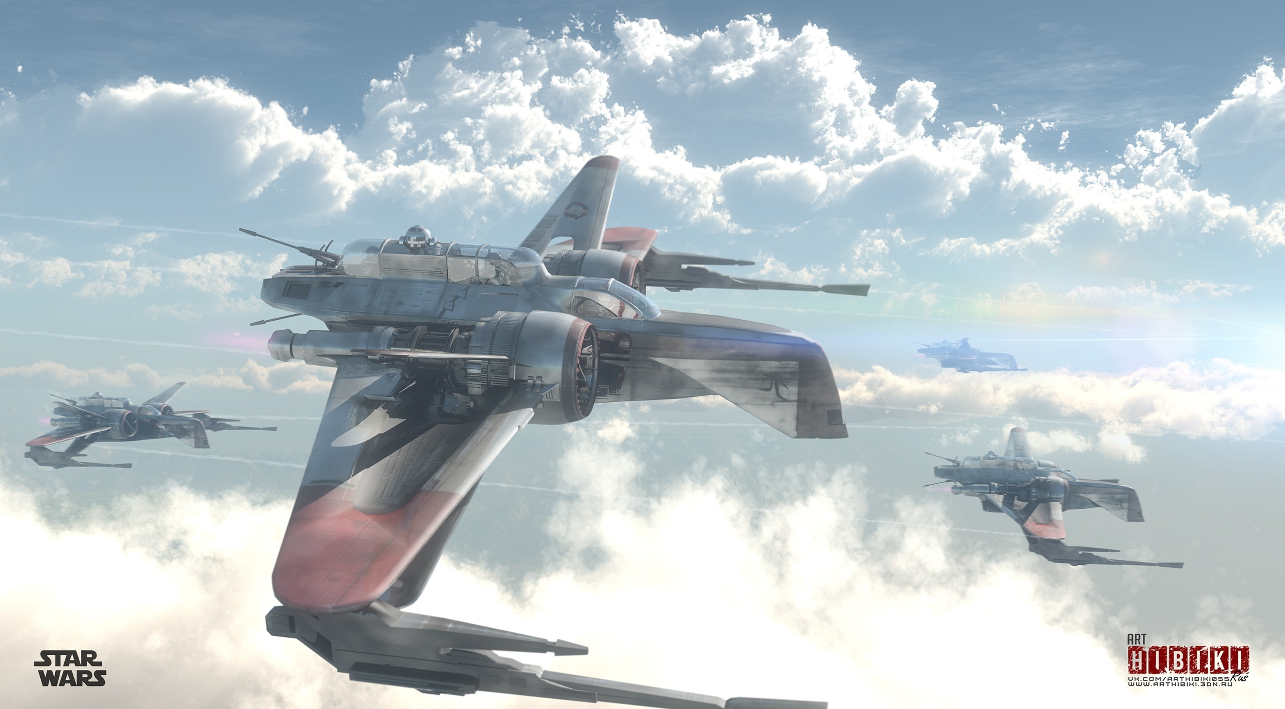 Star Wars ARC-170, Star Wars aircraft wallpaper, Movies, fighter ship