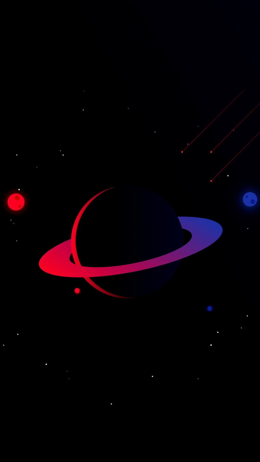 artwork, Saturn, space, space art, colorful, planet, planetary rings