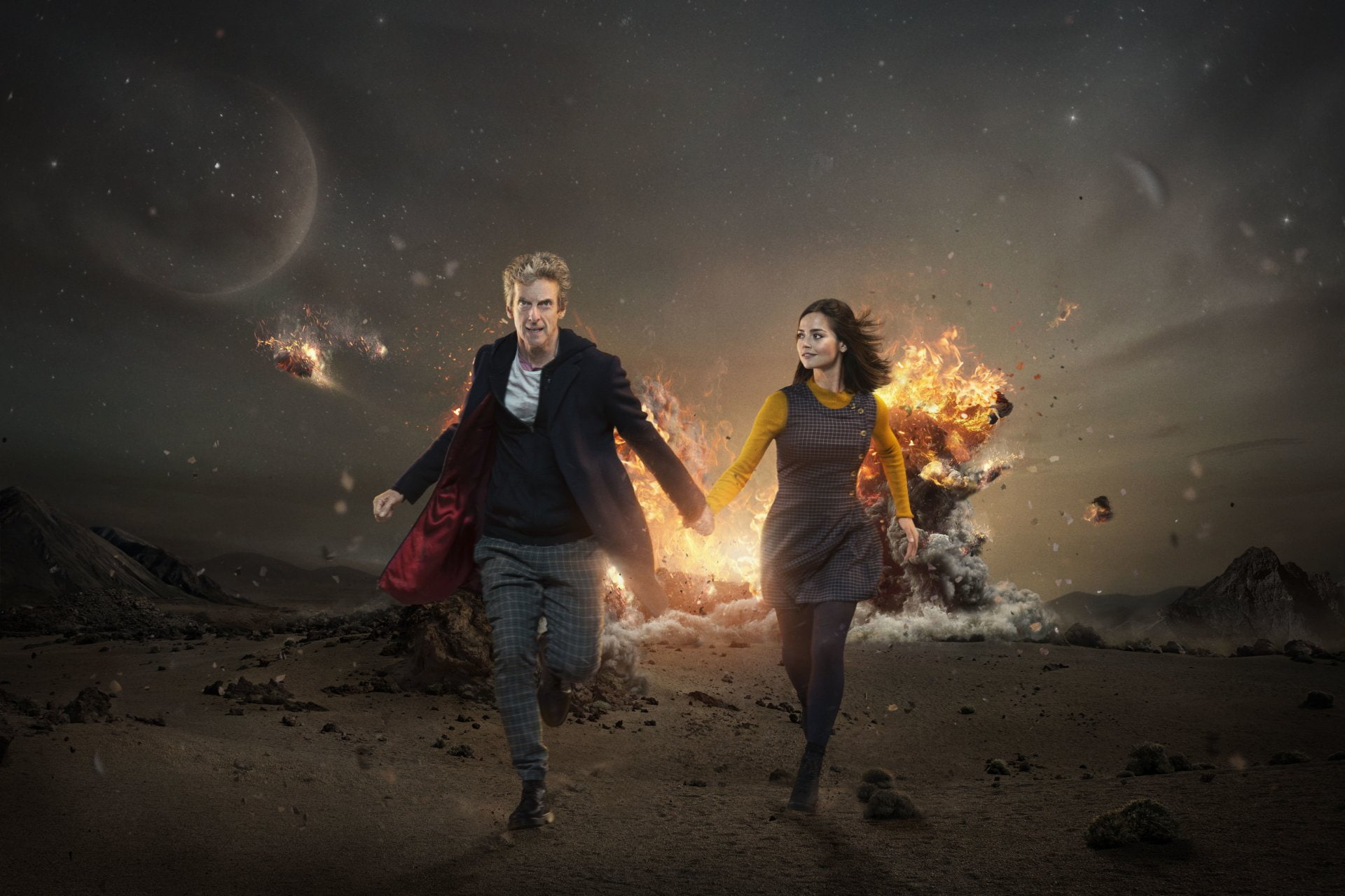 TV Show, Doctor Who, Clara Oswald, Jenna Coleman, Running, Sci Fi