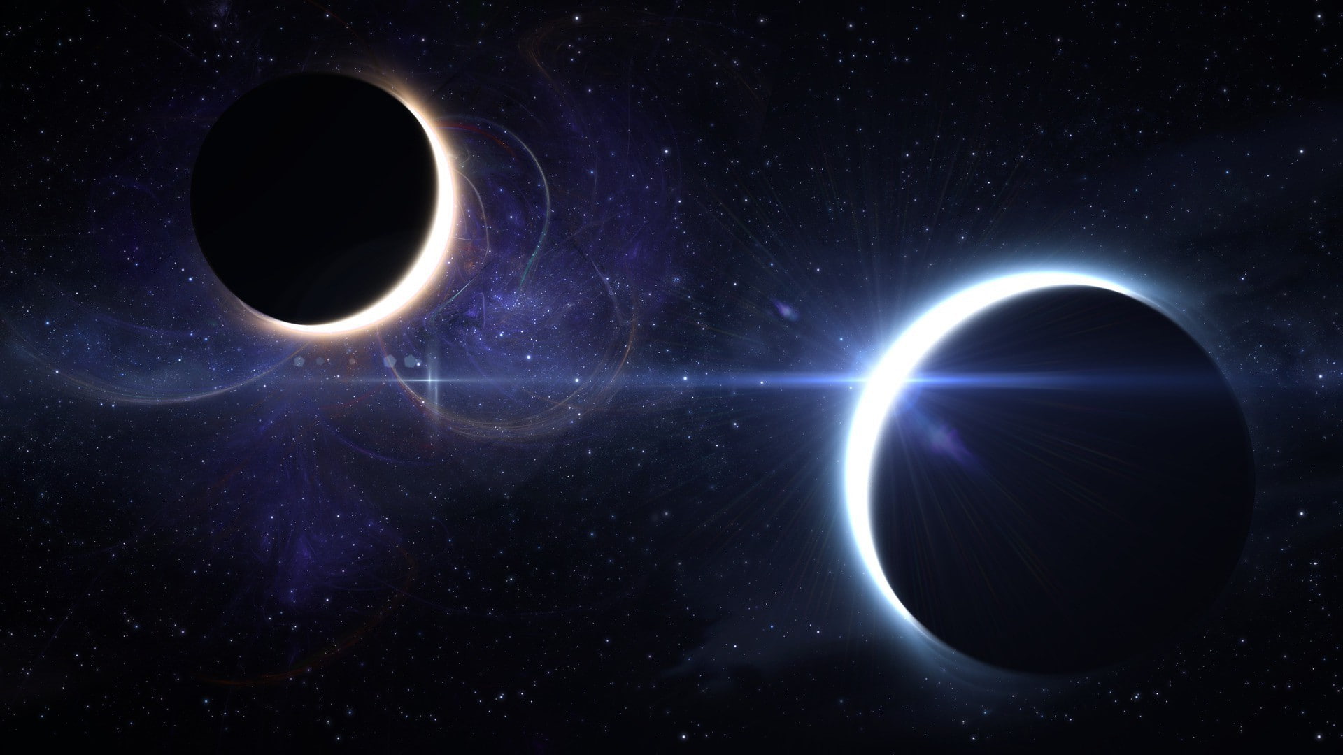Lunar eclipse, Solar eclipse, Space, astronomy, star - space