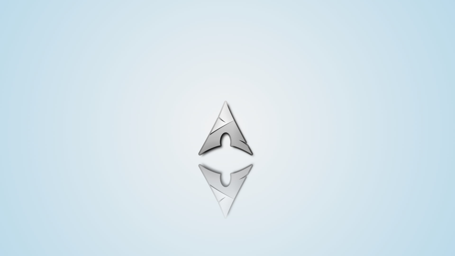 Linux, Arch Linux, copy space, no people, triangle shape, communication
