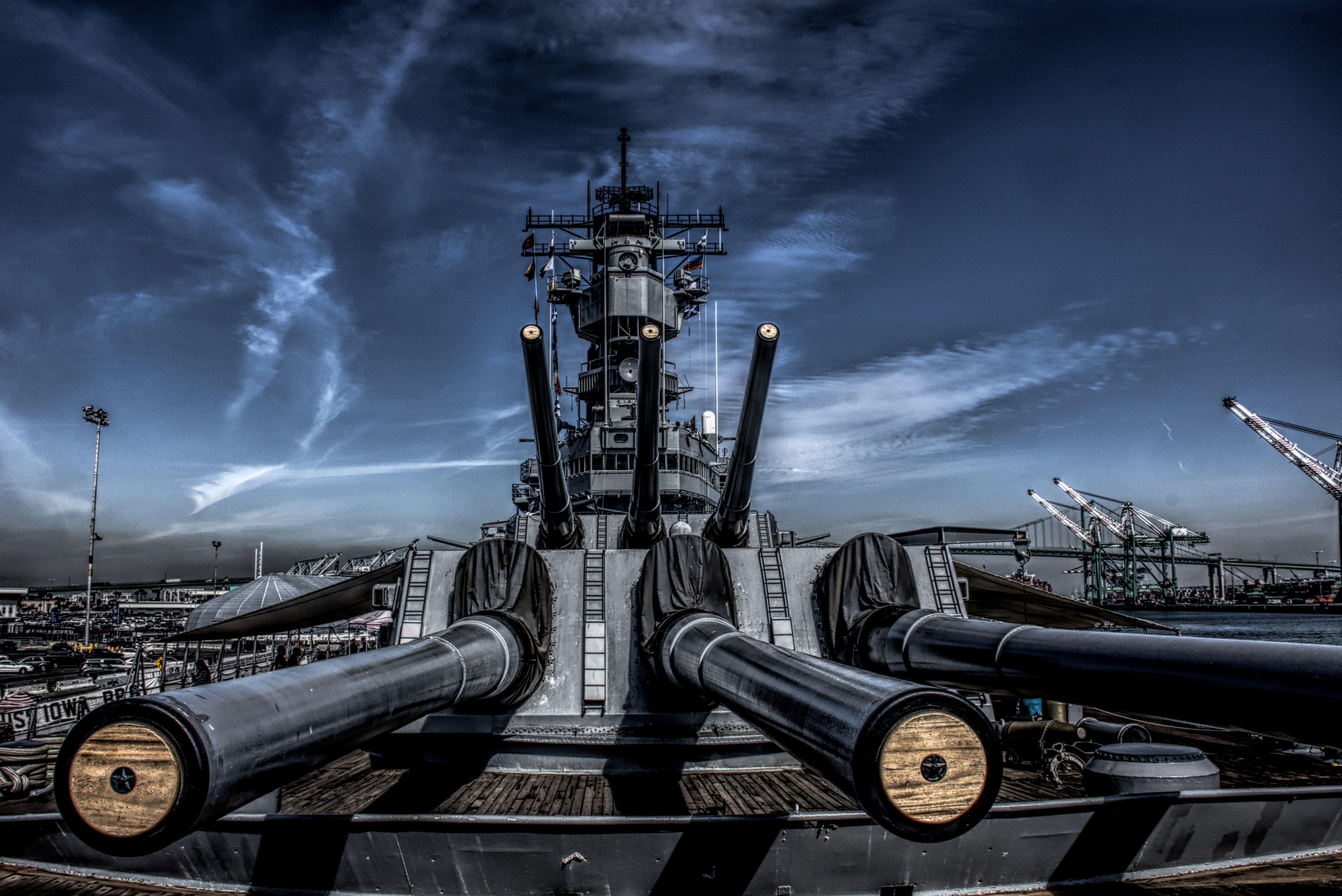 battleship, guns, USS Iowa, BB-61