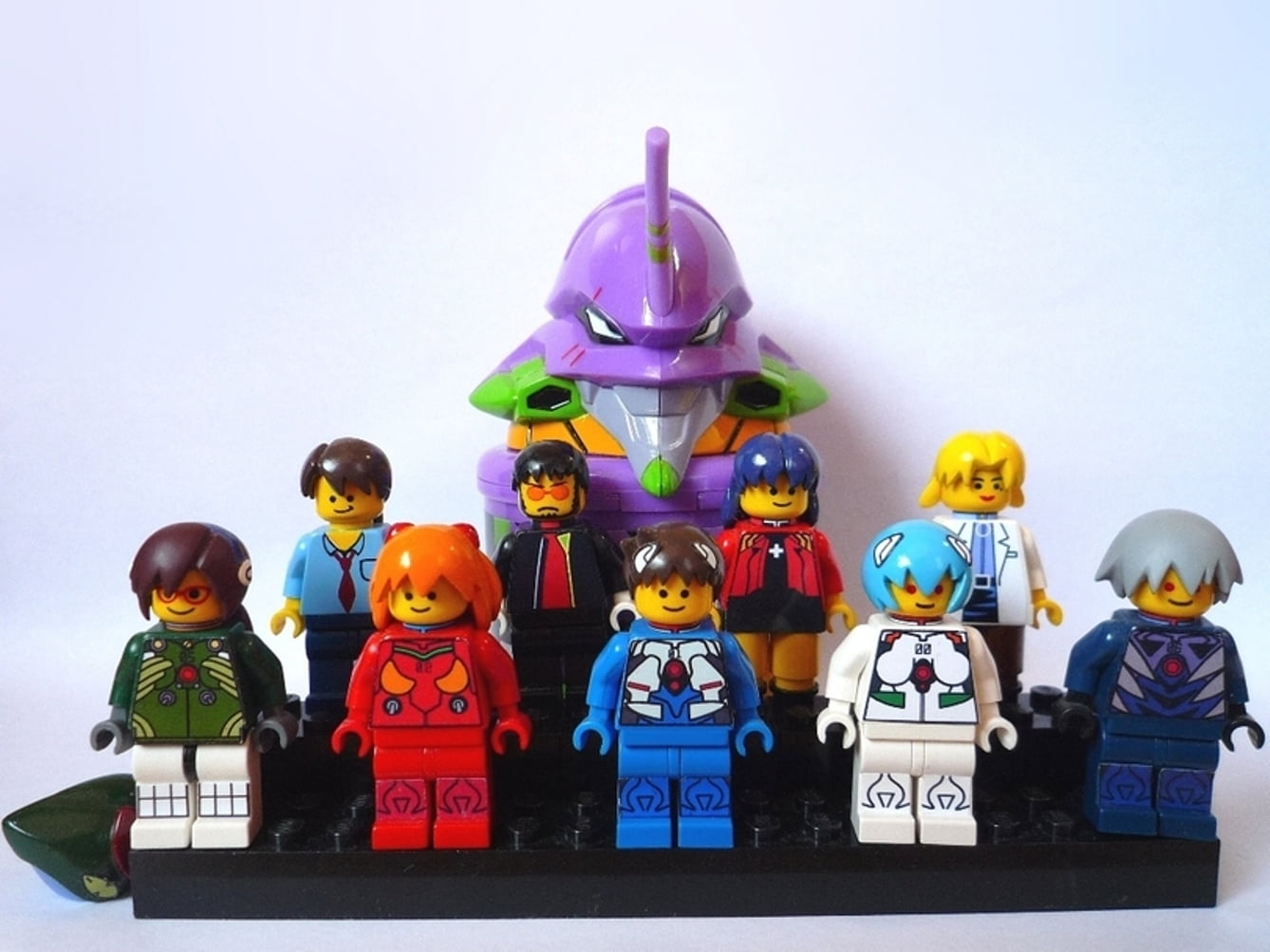 Lego figure lot, Neon Genesis Evangelion, Asuka Langley Soryu
