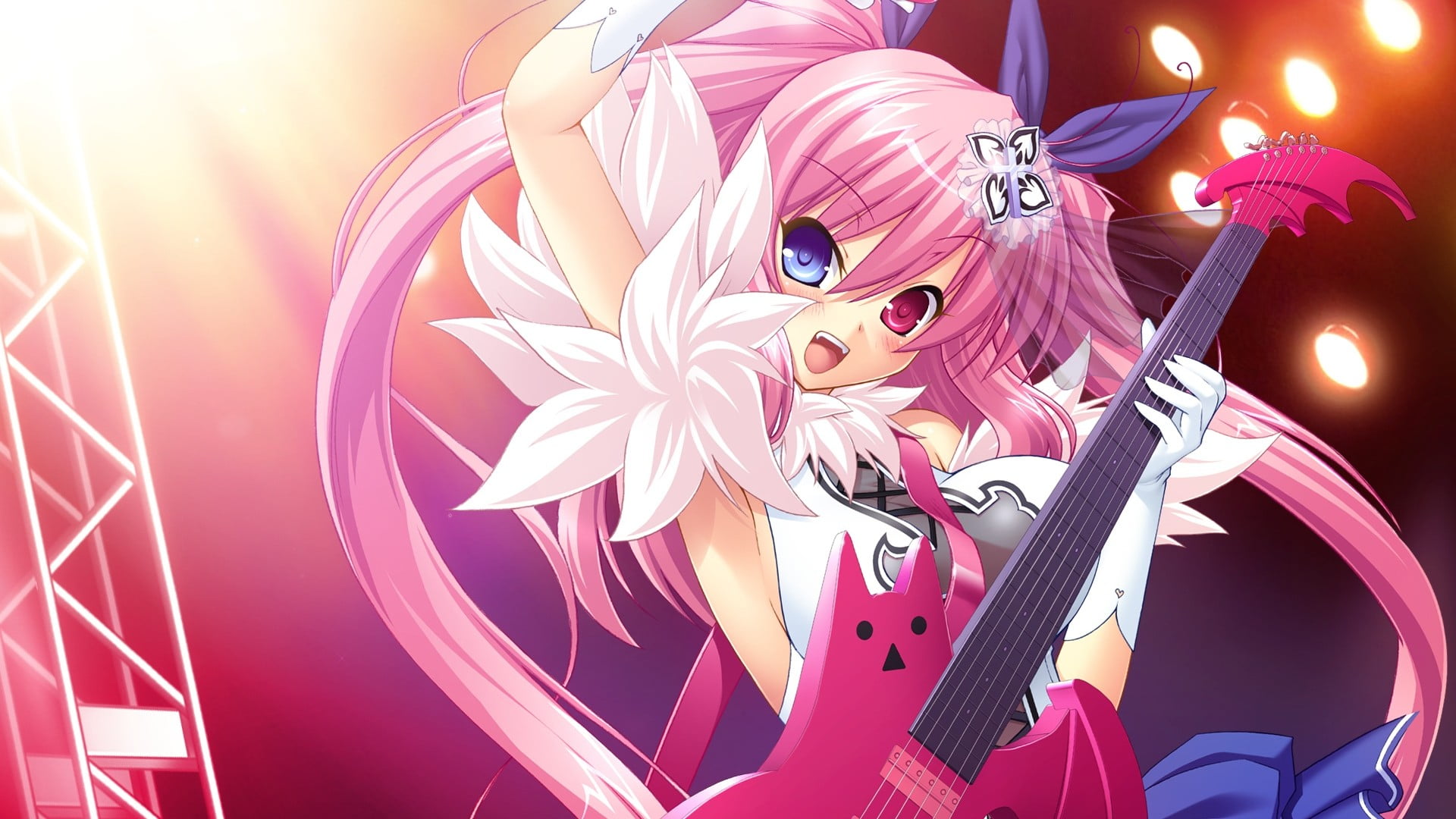 Free Download Hd Wallpaper Anime Girls Pink Hair Chu X Chu Idol Chua Churam Visual Novel