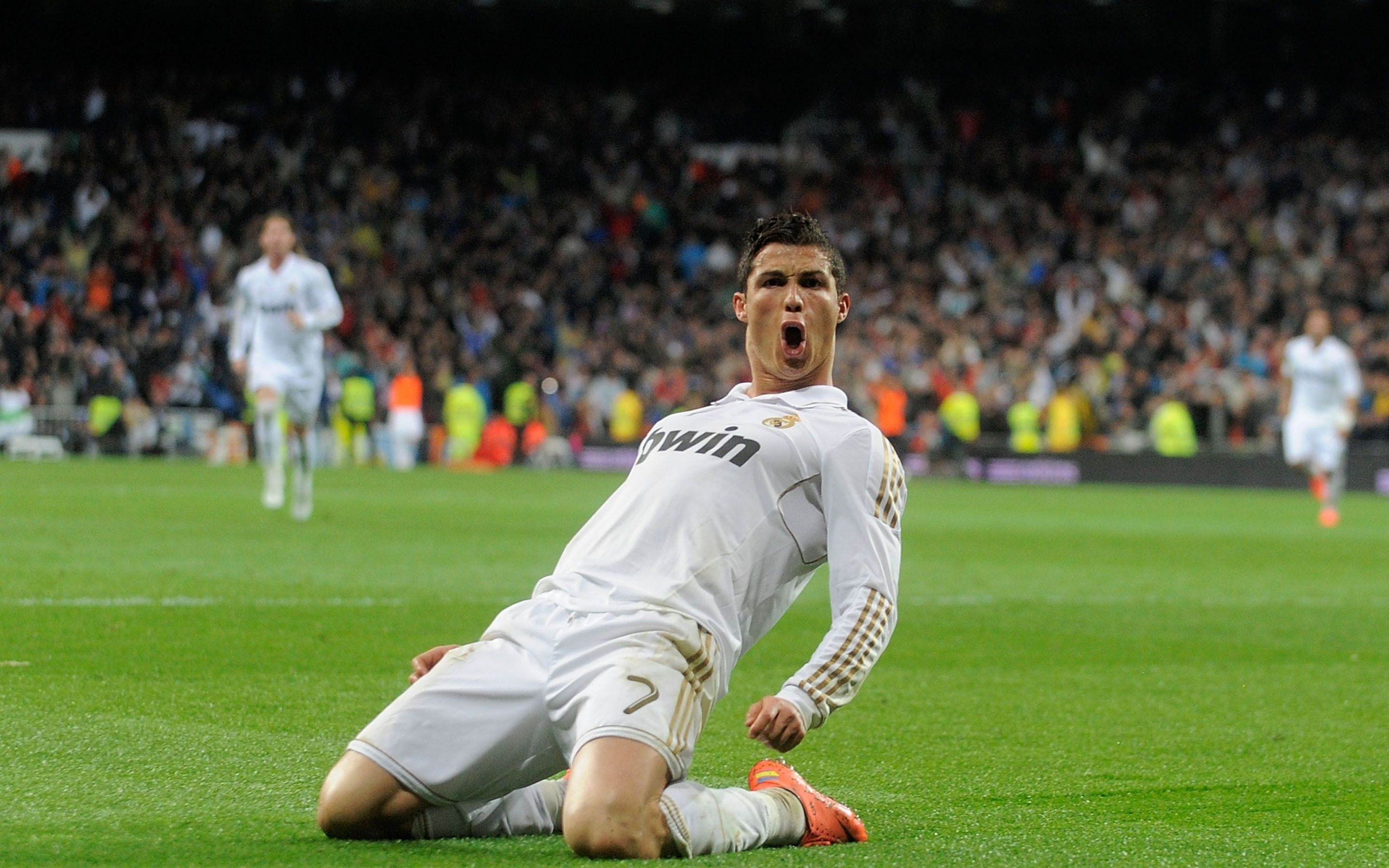 Cristiano Ronaldo Celebrating, happy, real madrid