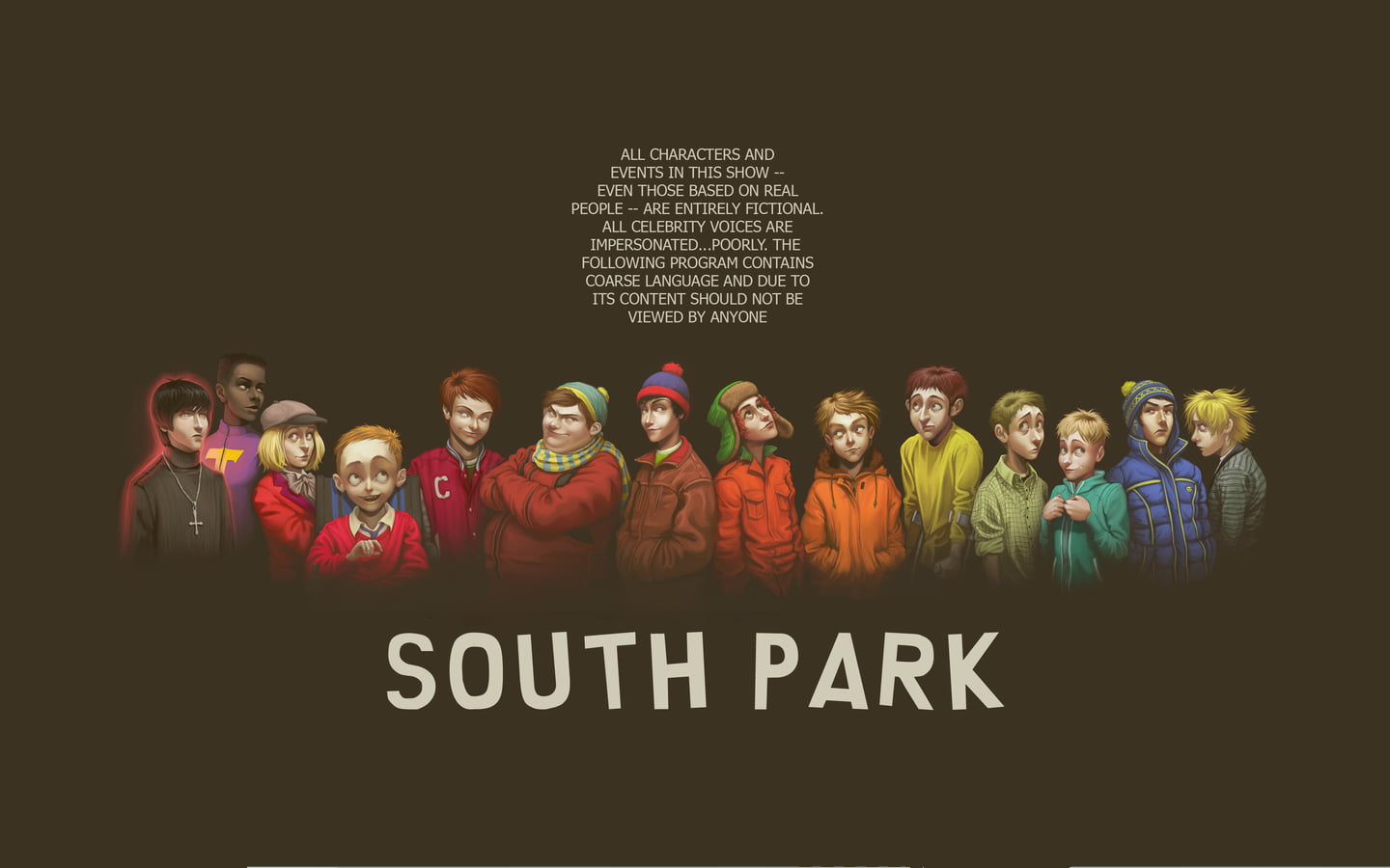 South Park album, text, men, group of people, communication, studio shot
