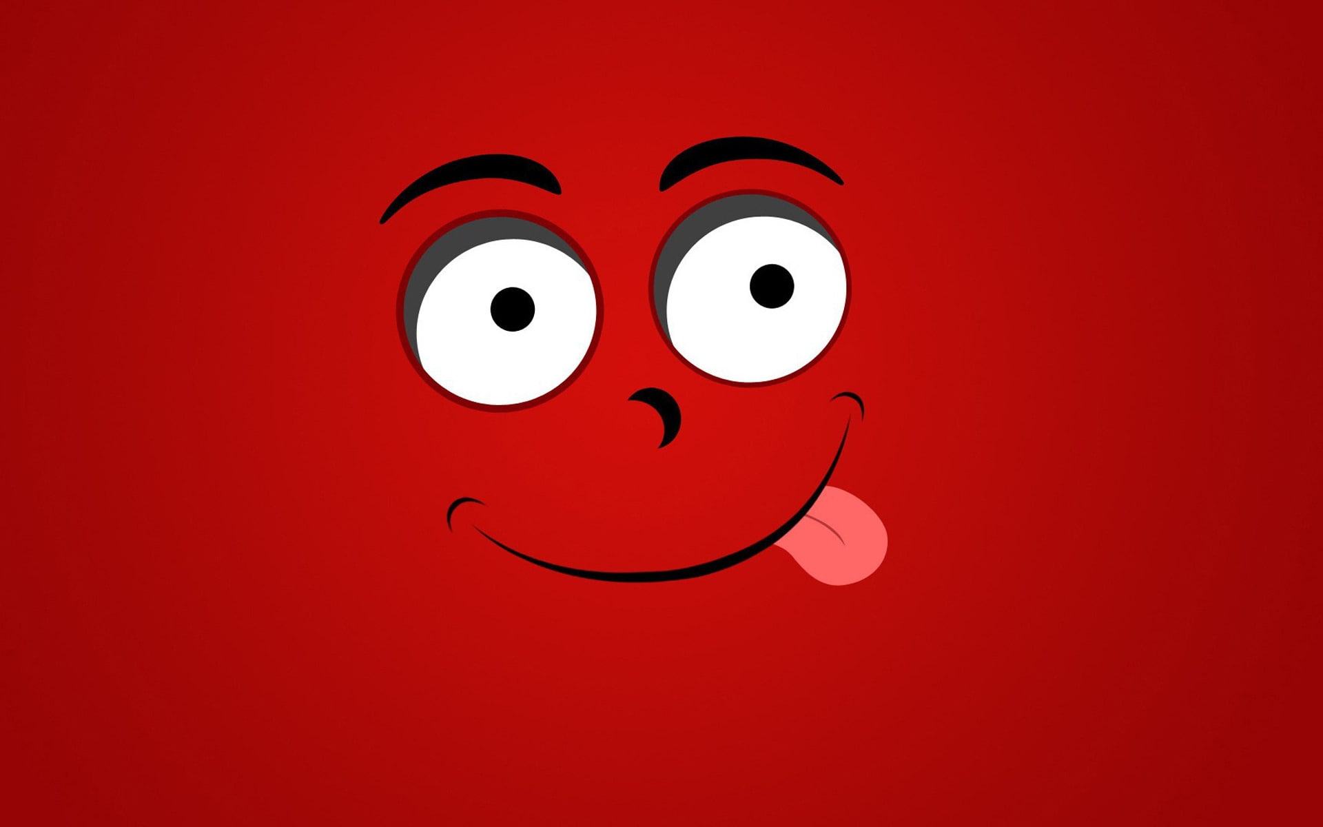 Red Face, funny, art, tongue