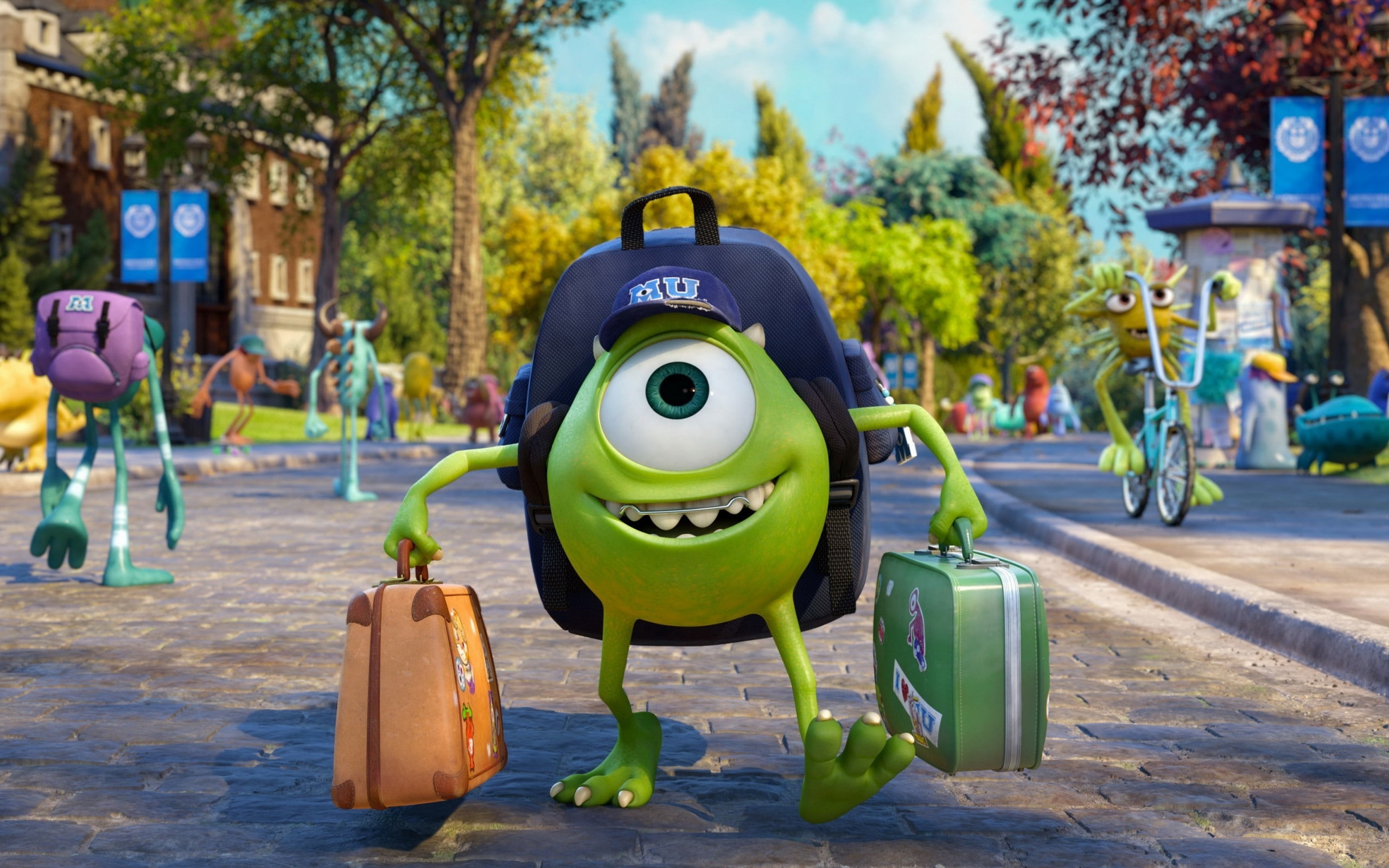 Monsters University Character, Disney, Pixar, Monsters University film