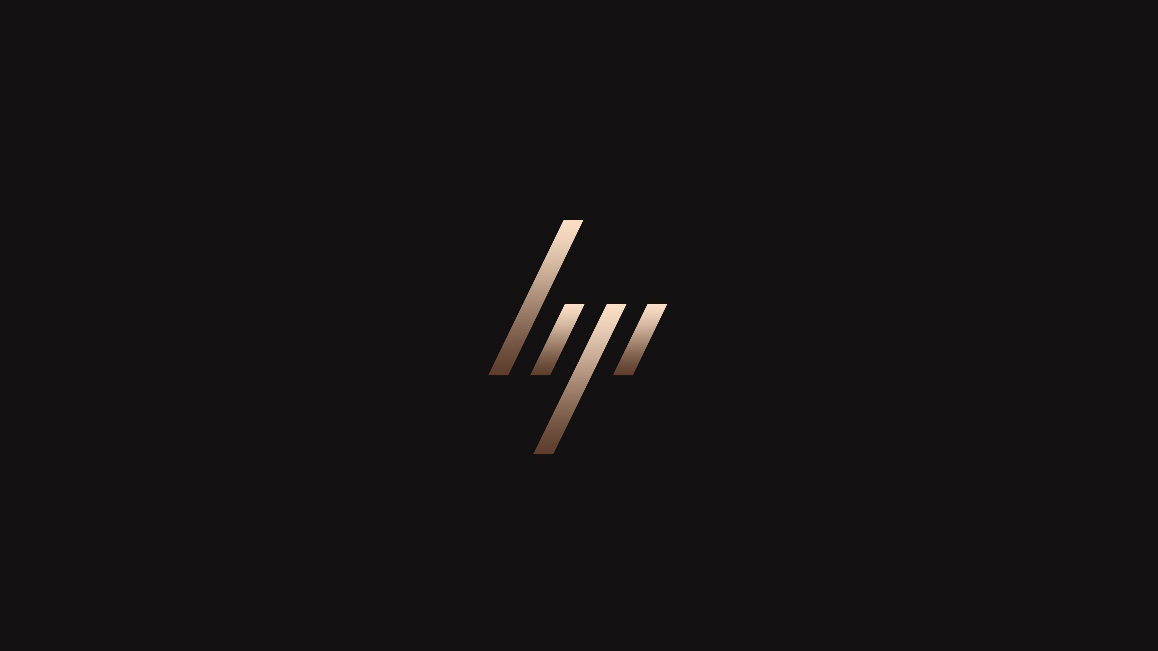 Hewlett-Packard logo, Hewlett Packard, brand, minimalism, indoors
