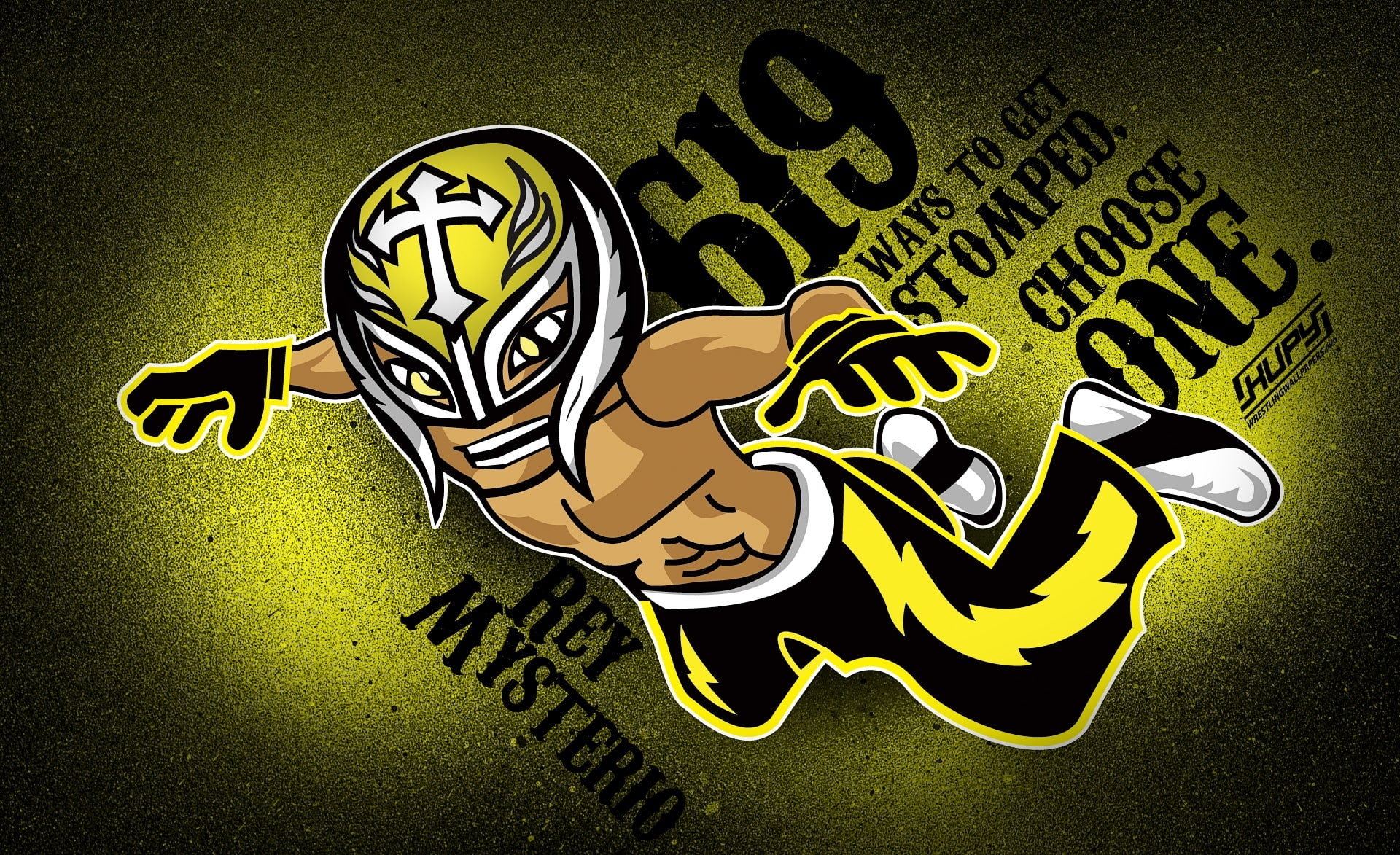 Rey Mysterio, Rey Mysterio illustration, Sports, Wrestling, mexico
