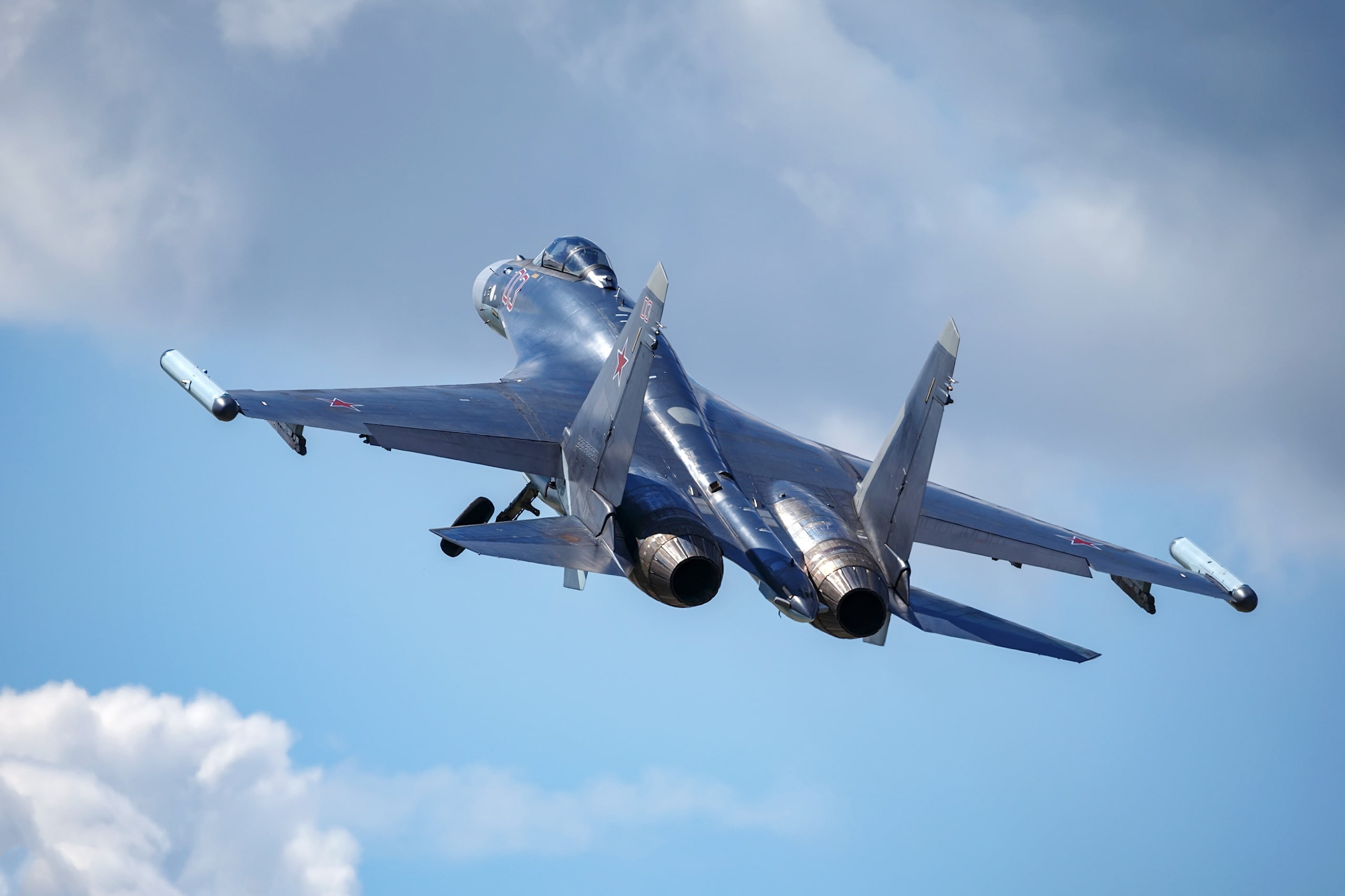 Jet Fighters, Sukhoi Su-35, Aircraft, Warplane