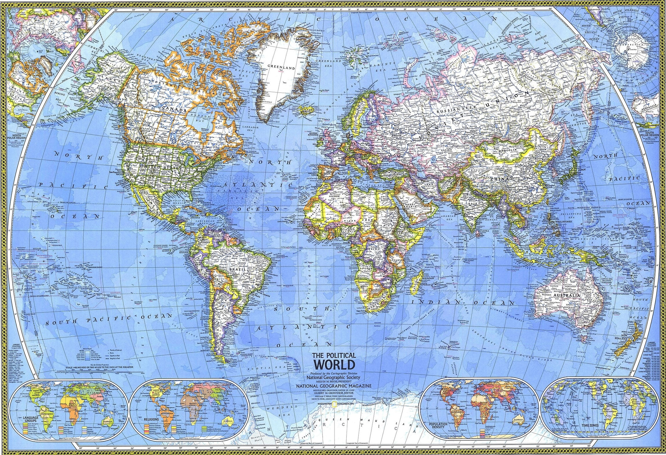 world map
