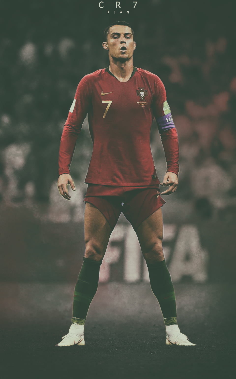 Cristiano Ronaldo, Portugal, sport, full length, portrait, athlete