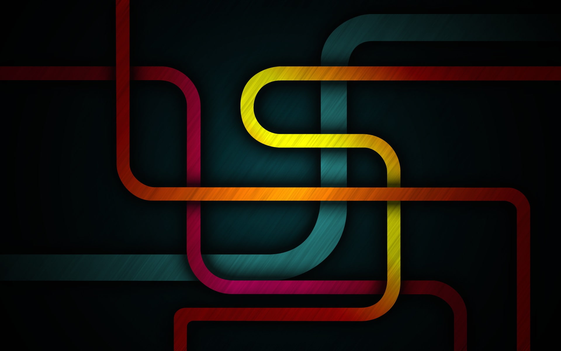 Colored, minimalistic