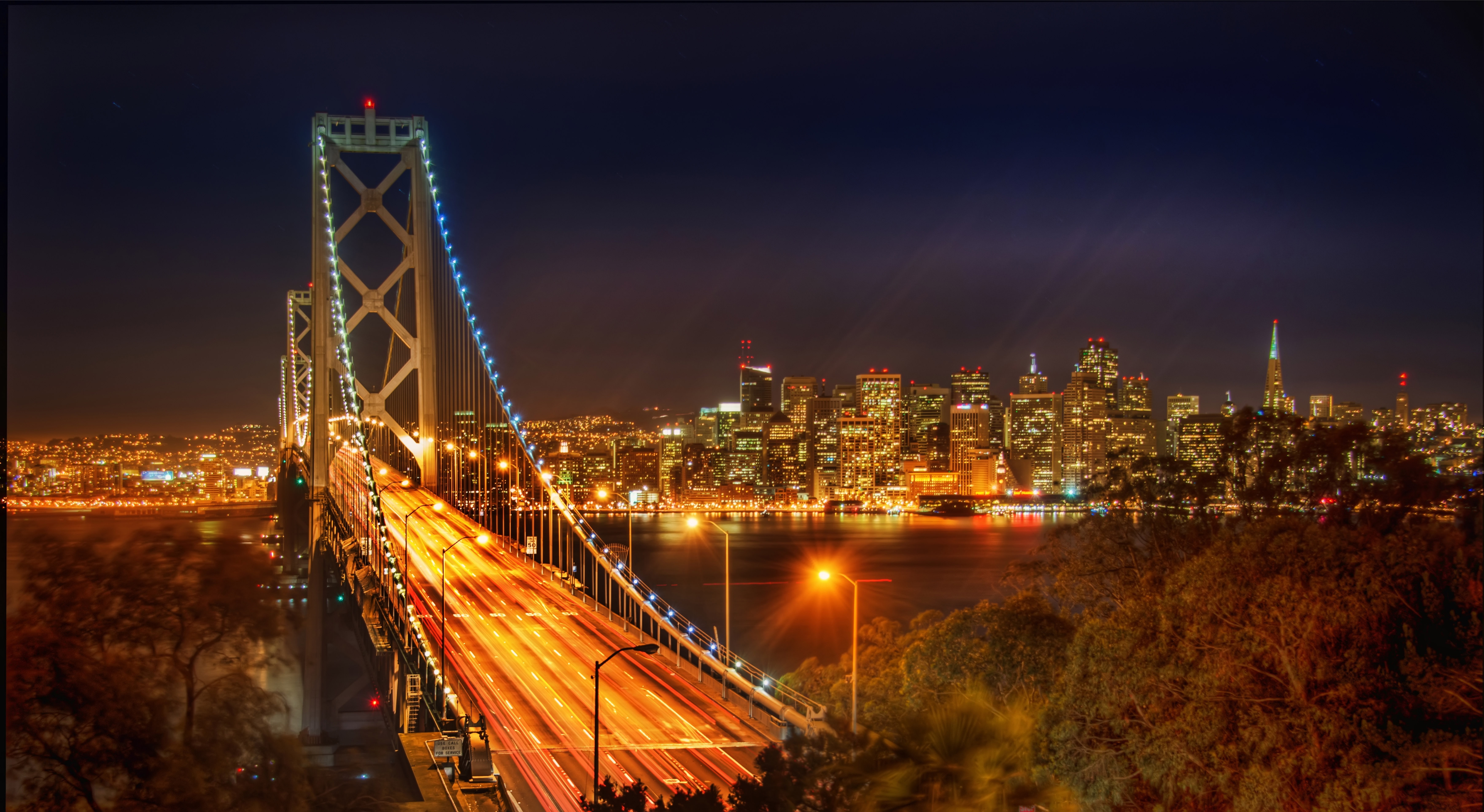 4K, Skyline, Bay Bridge, San Francisco