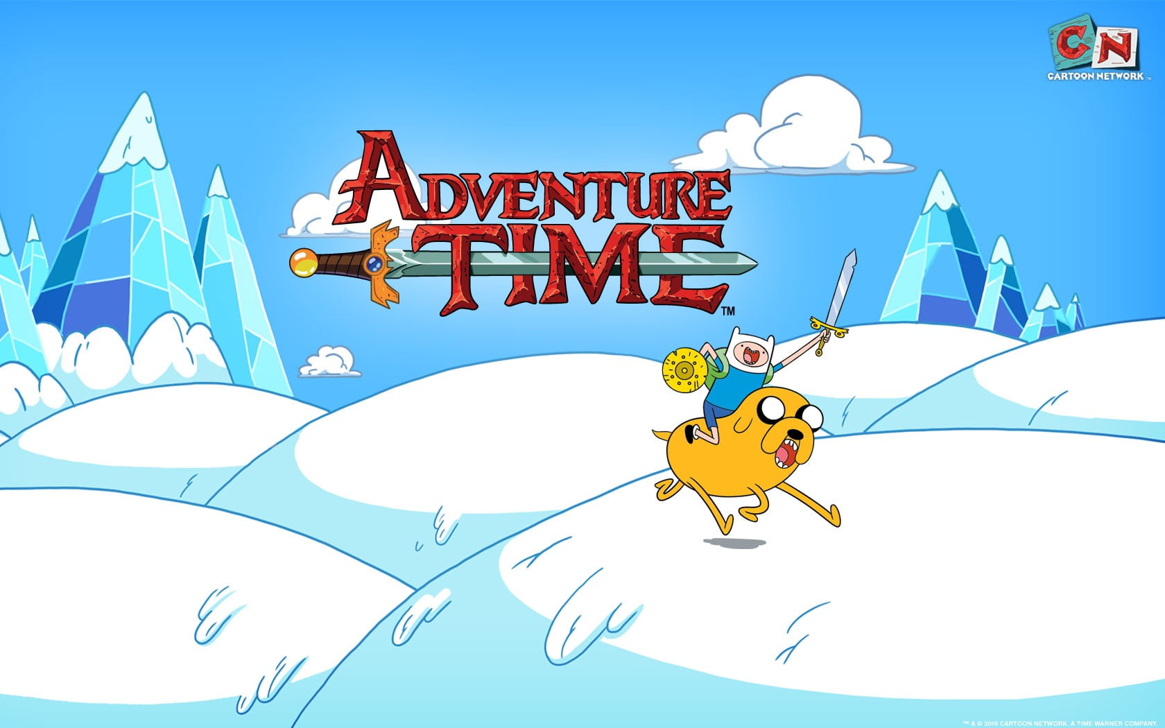 Adventure Time digital wallpaper, Cartoon Network, Jake the Dog