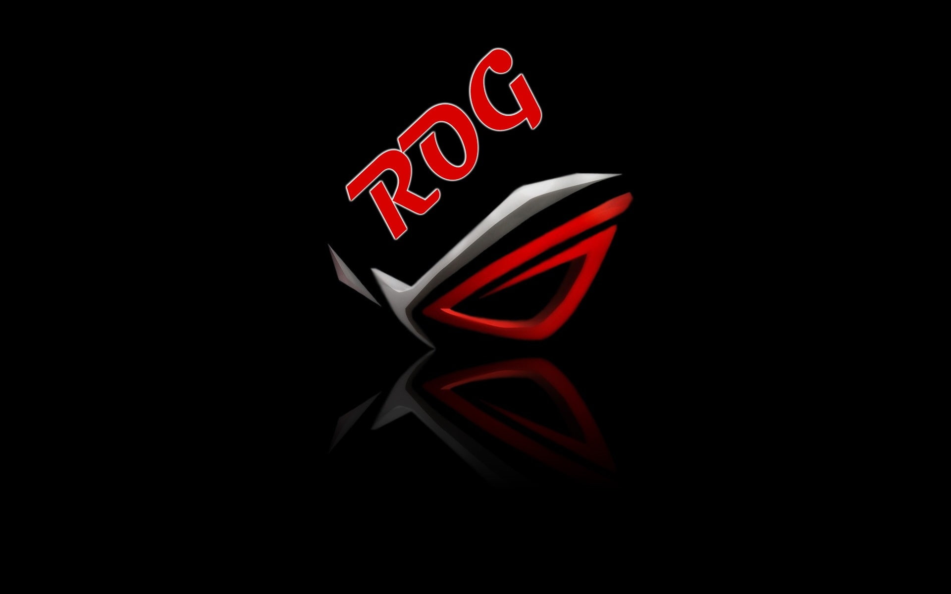computers asus logos rog republic of gamers black background 1920x1200  Technology Asus HD Art