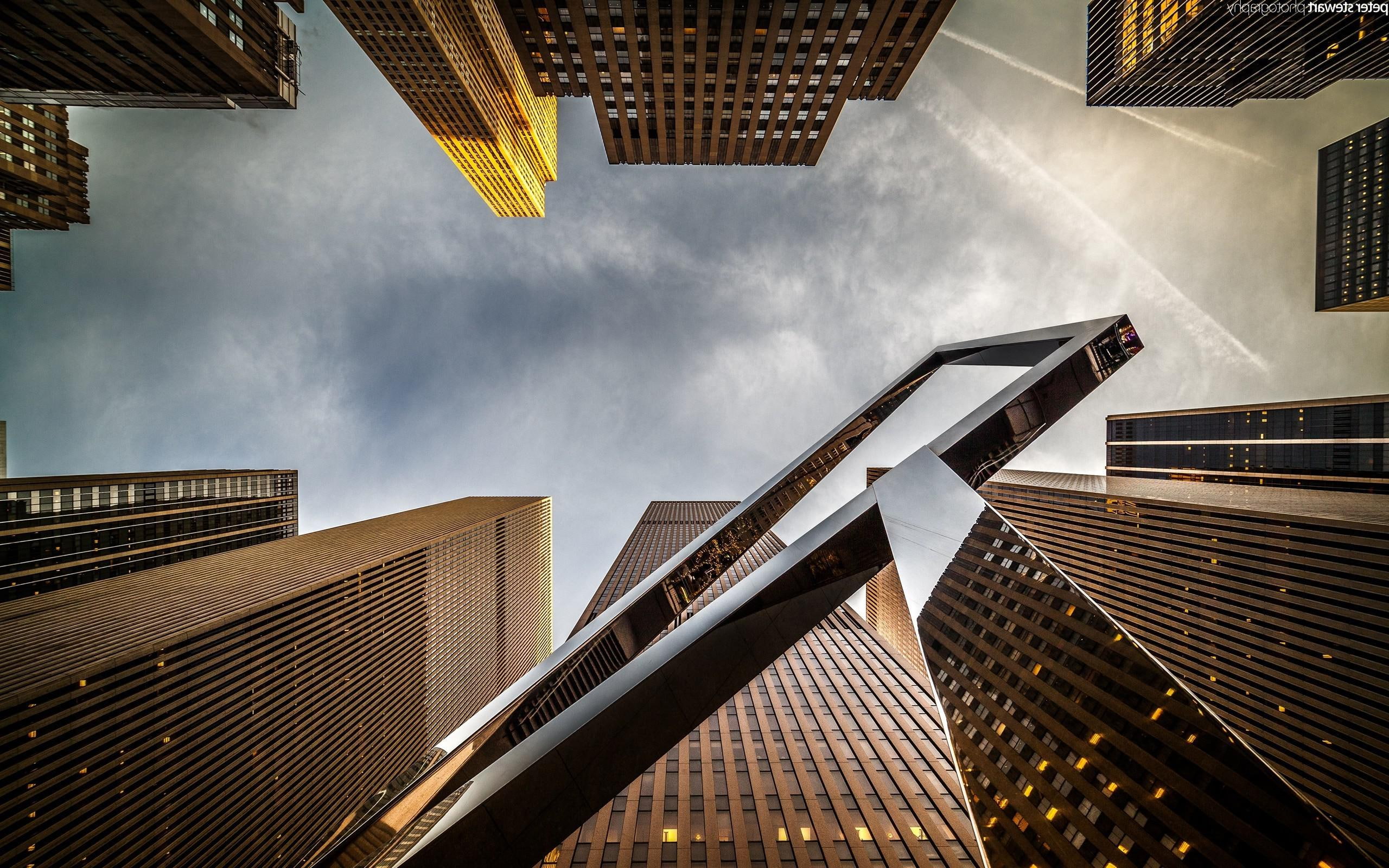 Manhattan architecture, photo of buildings, world, 2560x1600