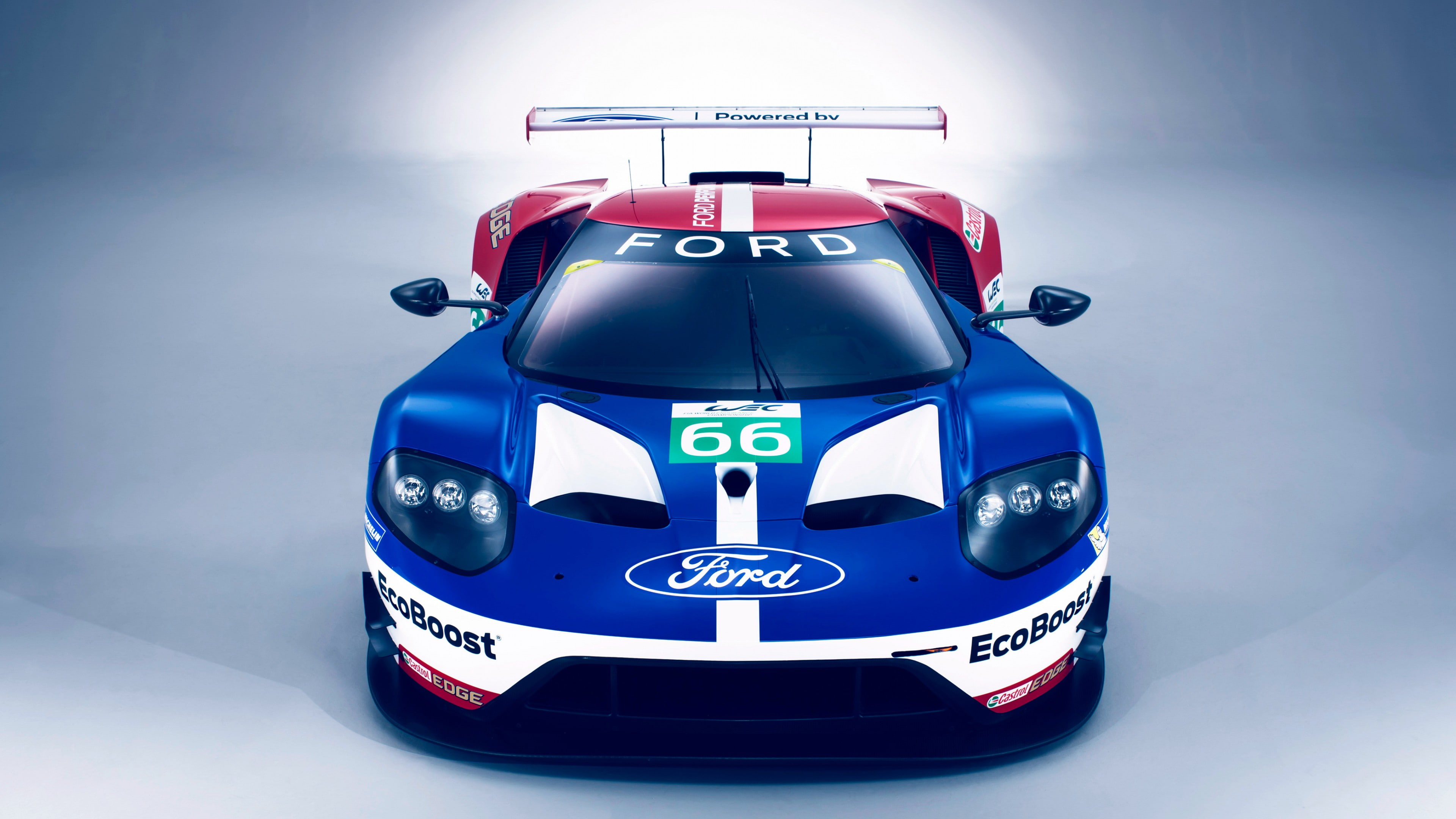 blue Ford racecar concept, Ford GT Race Car, 24 Hours of Le Mans