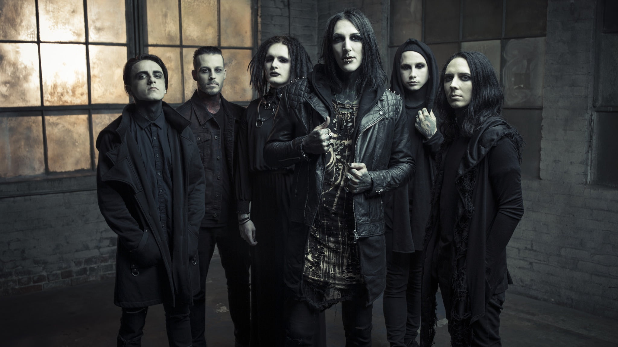rock band, metalcore, post-hardcore, Motionless In White