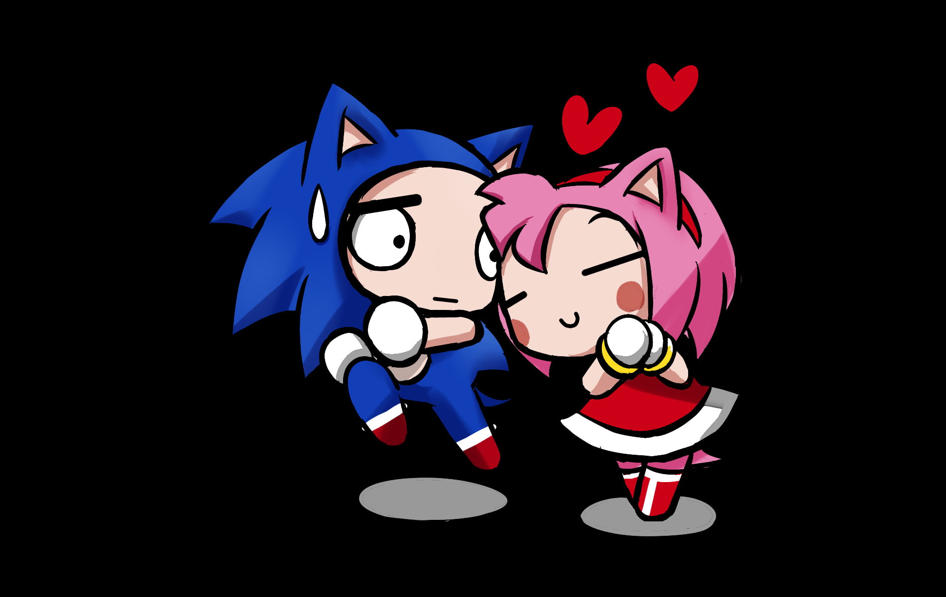 Sonic, Sonic the Hedgehog, Amy Rose, cartoon, human body part