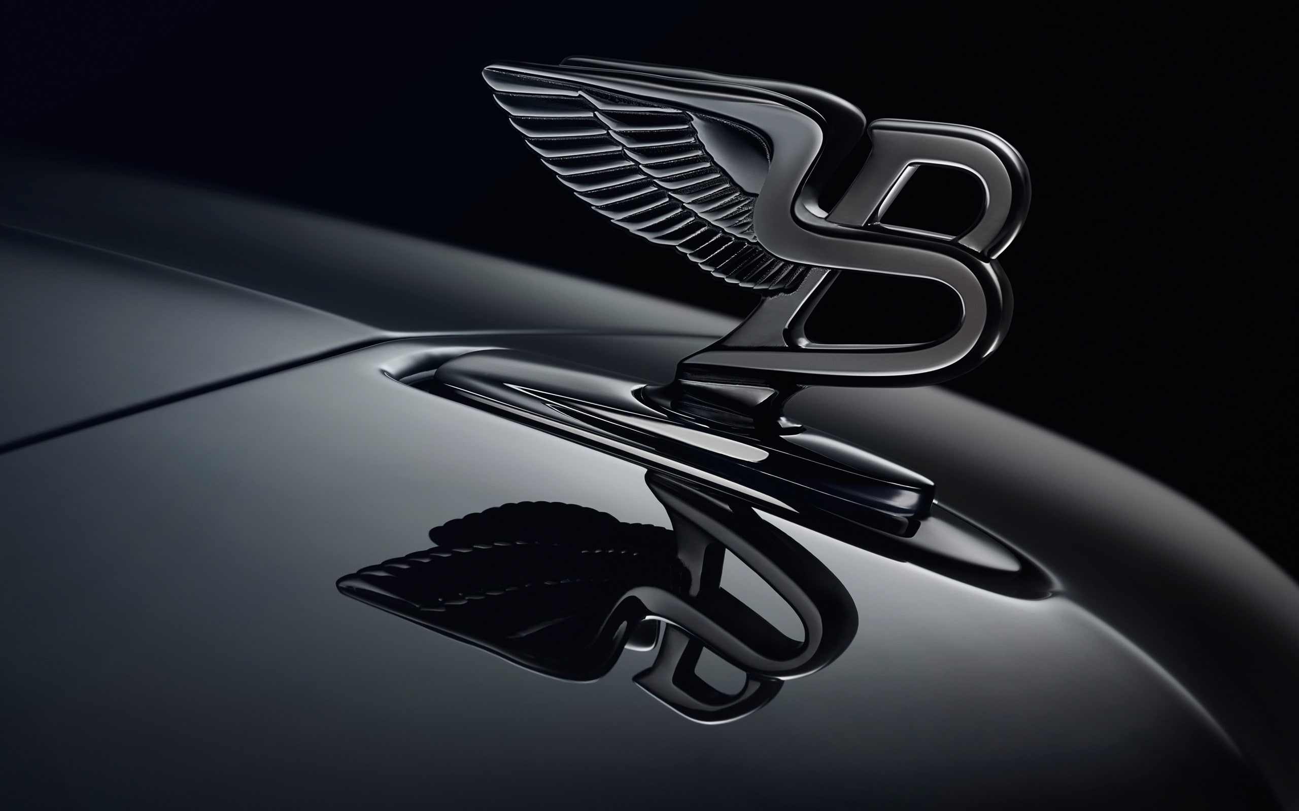 Bentley, Bentley Logo, black car