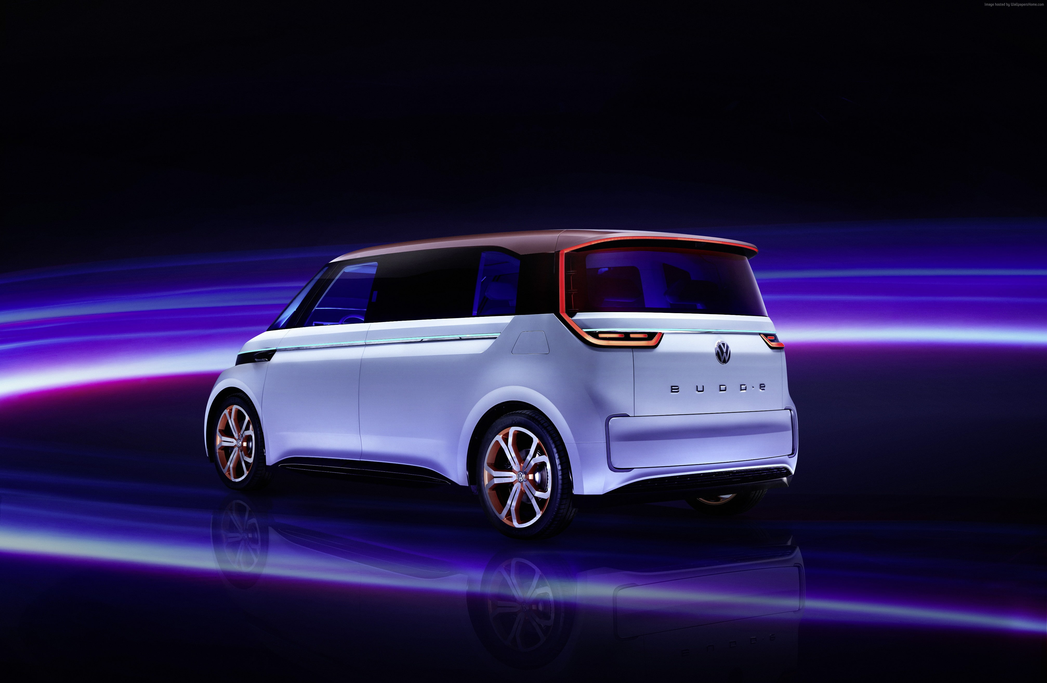electric, electric cars, silver, CES 2016, microbus, Volkswagen BUDD e