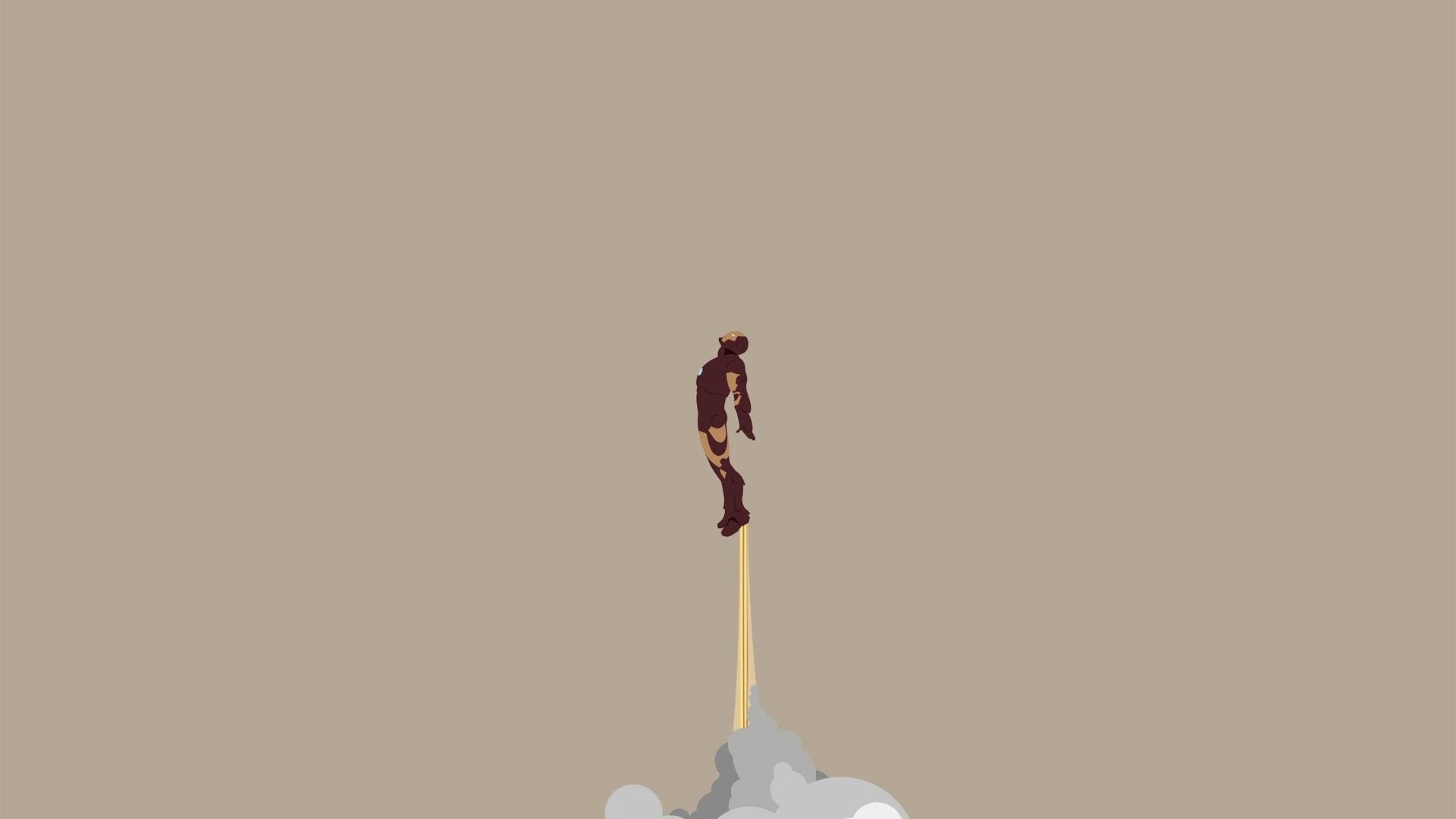 iron, man, minimalistic